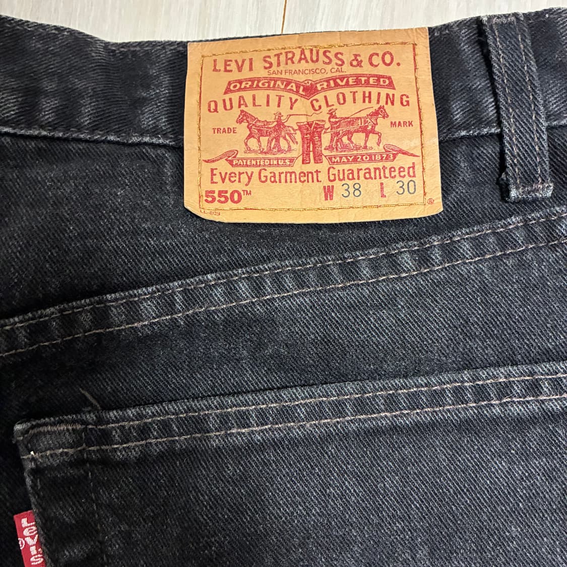 90s 리바이스 550 Made in USA 38x30 상품이미지3