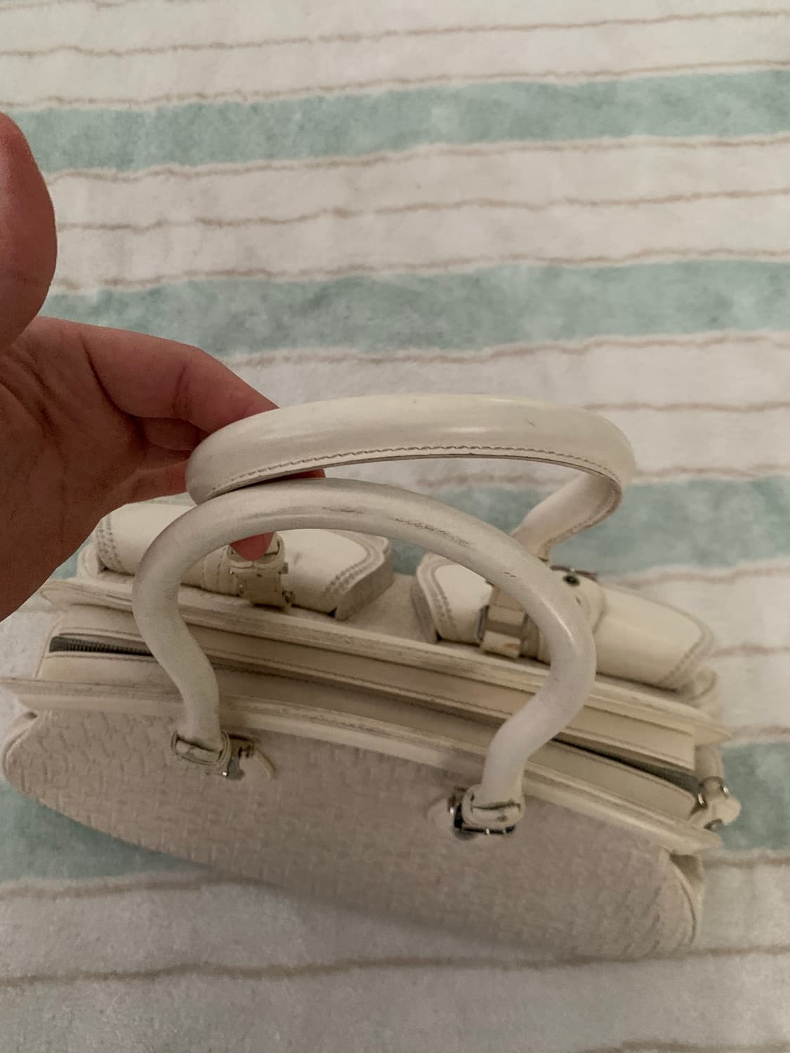 빈티지 디올 볼링백 토트백 정품 상품이미지9