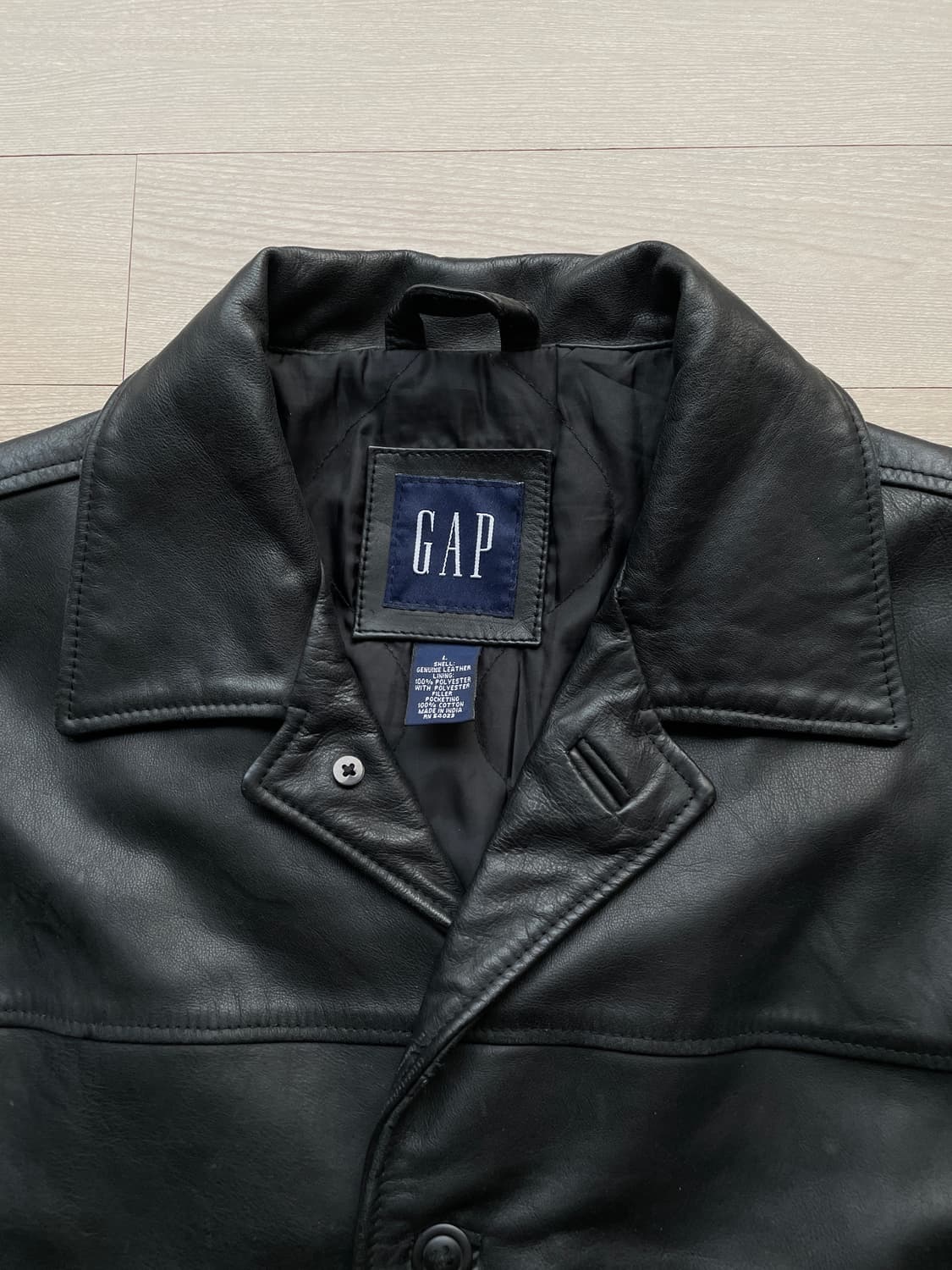 90s 올드갭 레더 카코트 gap carcoat 상품이미지4