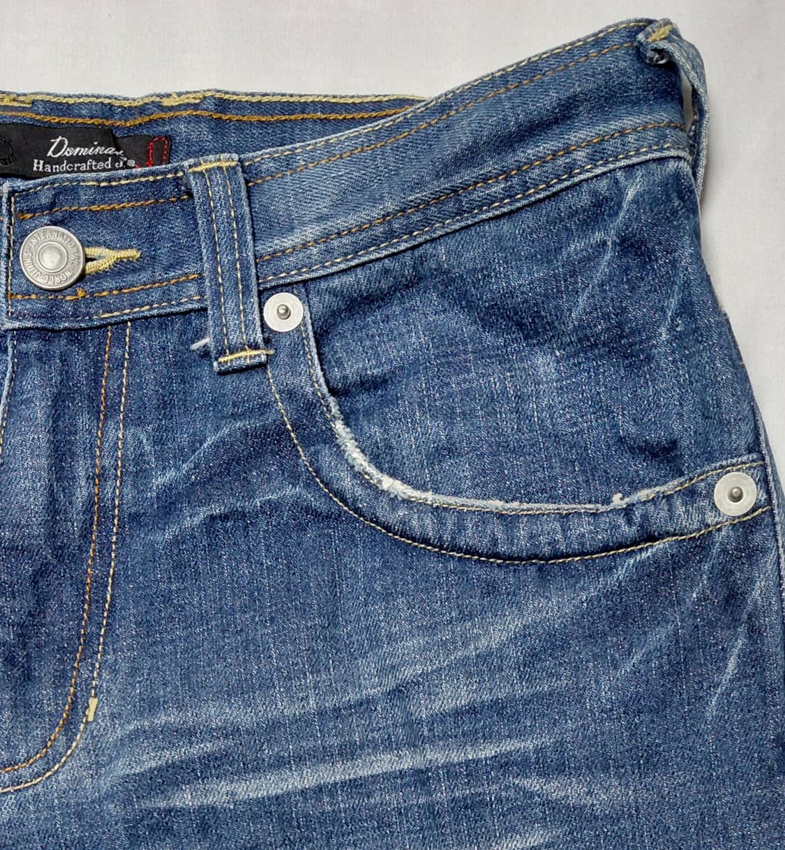 [M] 도미네이트(Dominate) 에스닉 포인트 빈티지 데님 반바지 상품이미지3