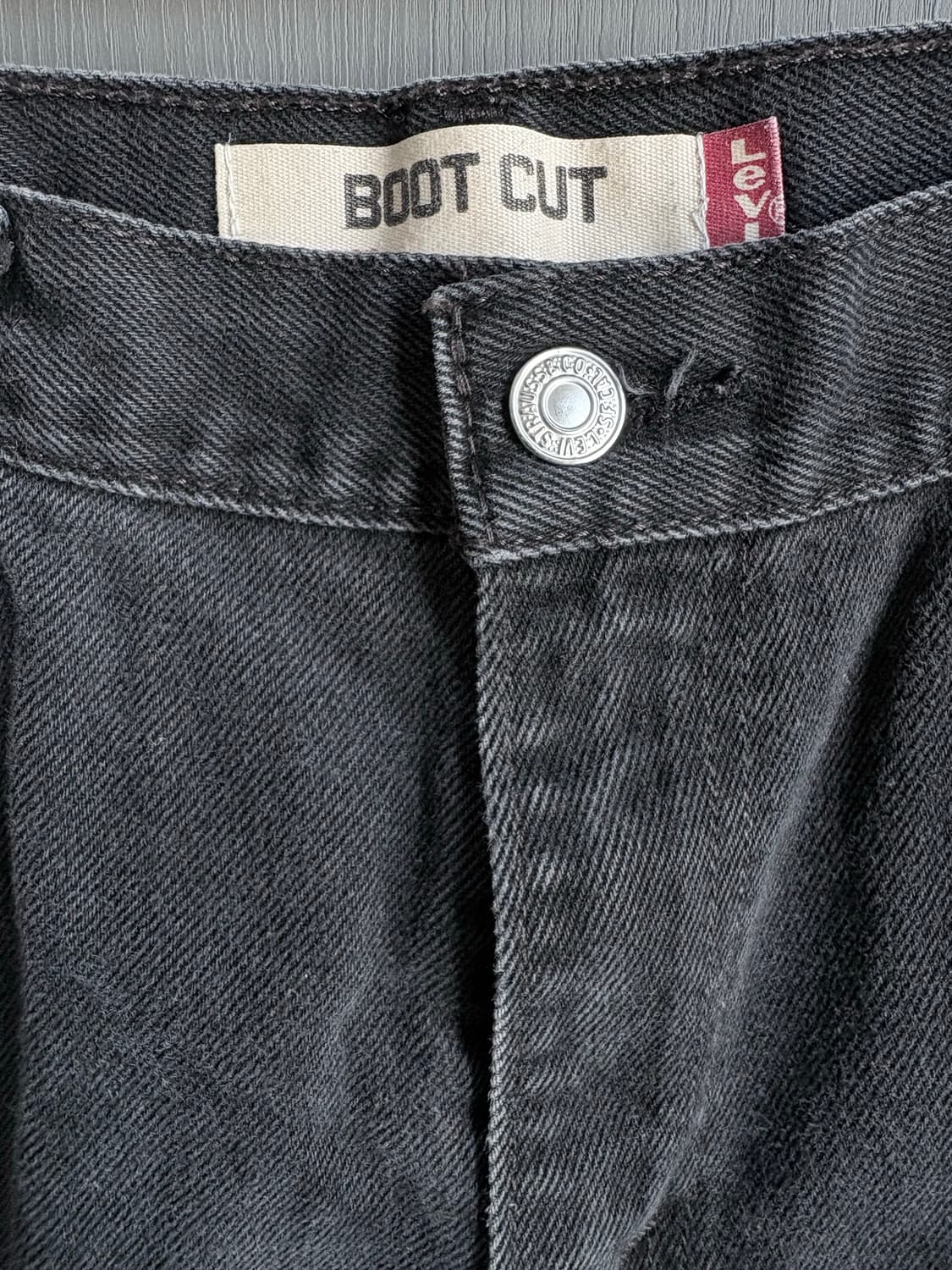 (33x34) 리바이스 00s MEXICO 517 부츠컷 블랙진 블랙 데 상품이미지4