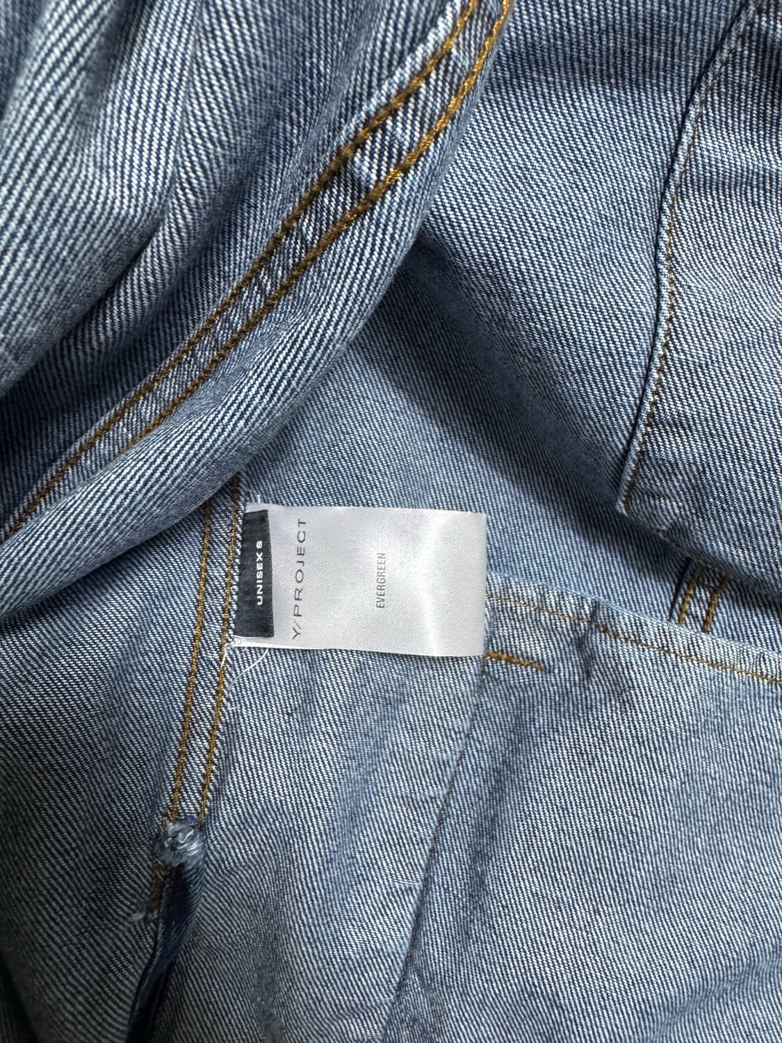 Y/PROJECT - CLASSIC WIRE DENIM JACKET 상품이미지3