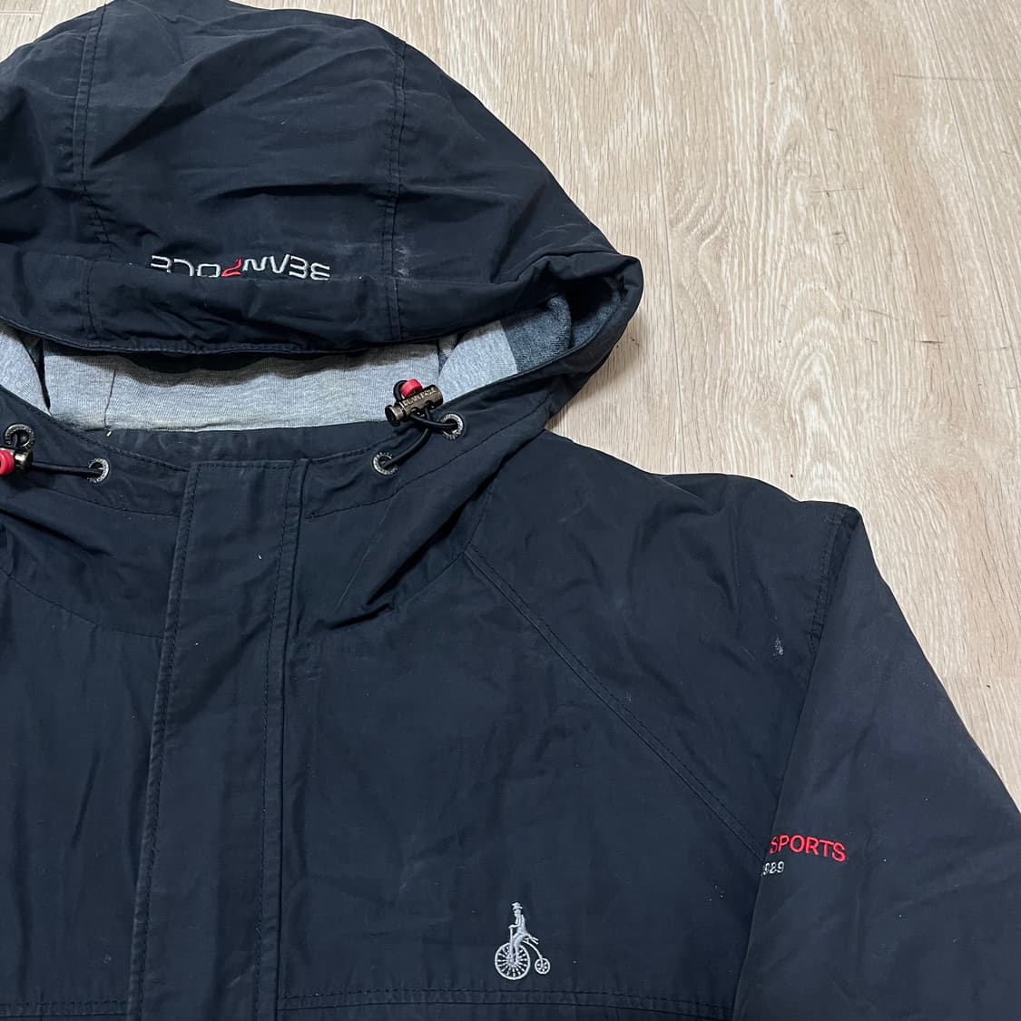빈폴 스포츠 Bean Pole 남성 후드 바람막이 자켓 M(95) 상품이미지2