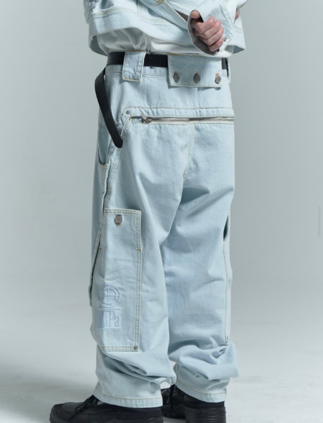 플라스틱프로덕트 포켓팬츠 라이트블루 S 판매 상품이미지1