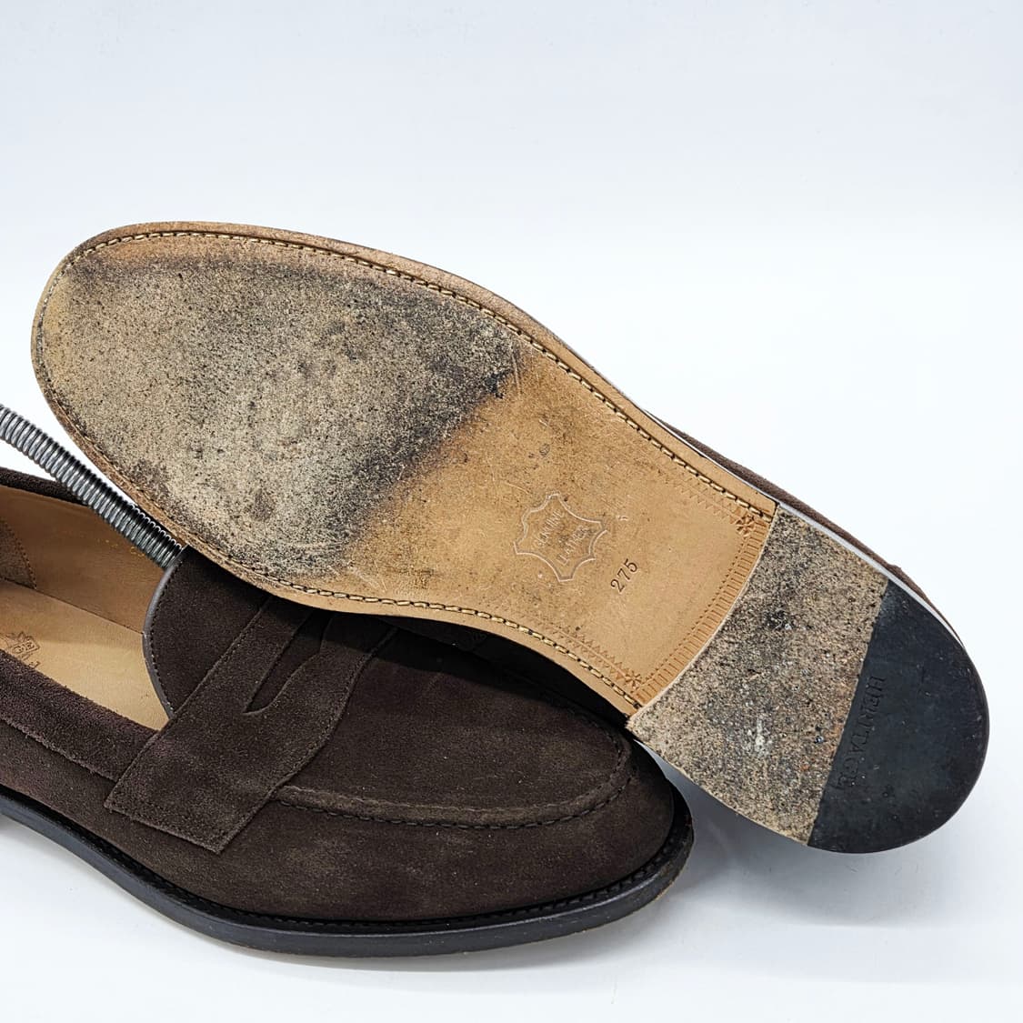 Heritage Regal 스웨이드 페니로퍼 브라운 (275)   상품이미지3