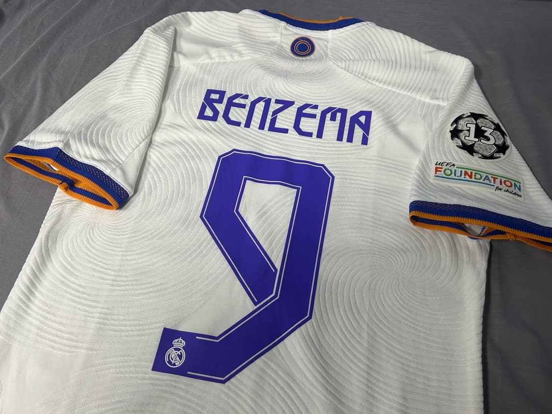 21/22 레알 마드리드 홈 어센틱 유니폼  상품이미지6