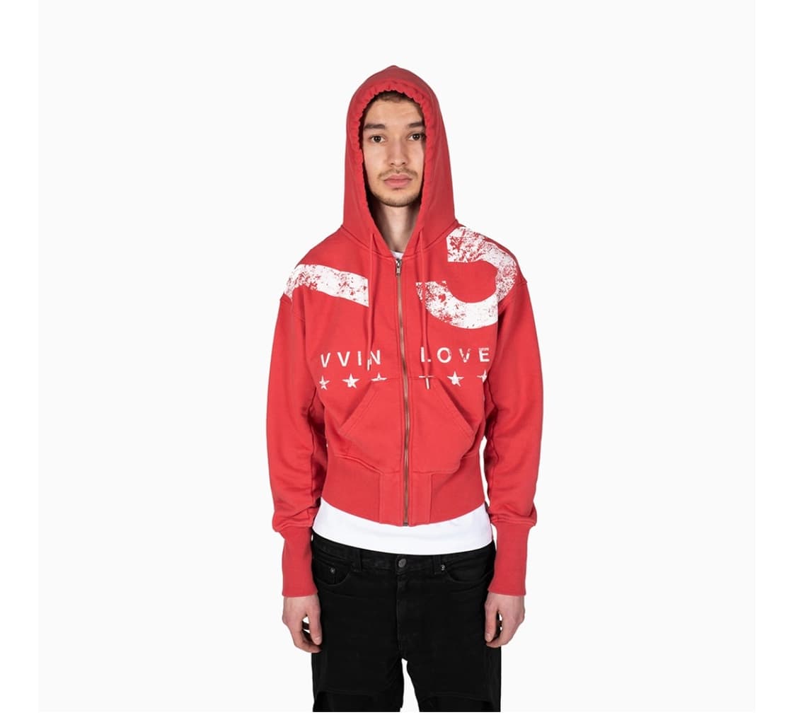 VAIN 베인 RG ZIP HOODIE RED M  상품이미지4
