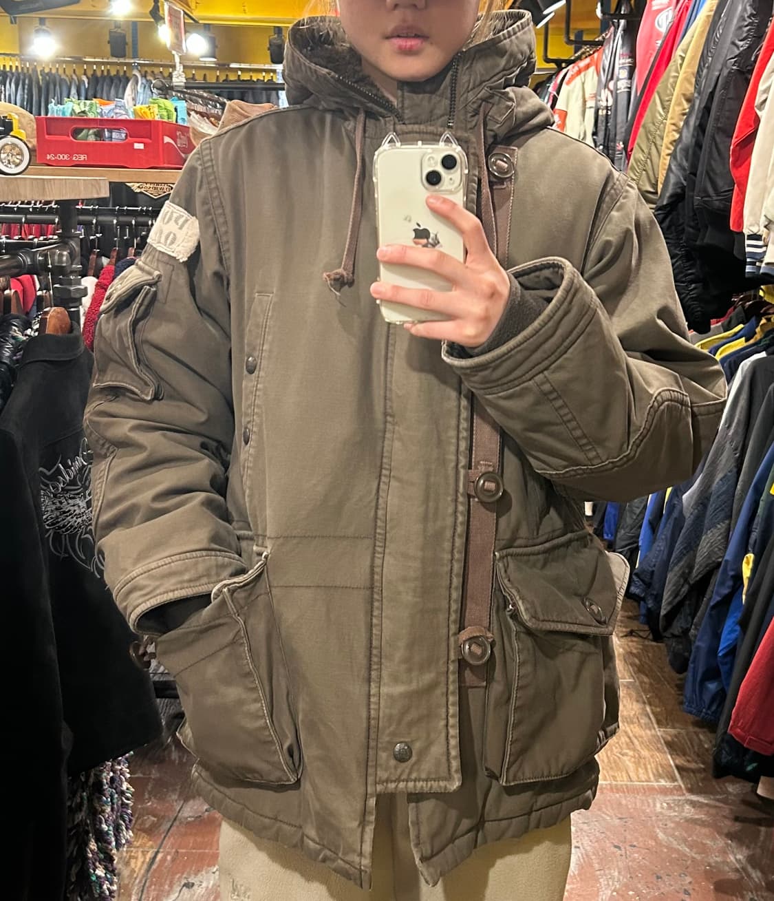 [HI] 폴로진스 패딩 브라운 상품이미지1