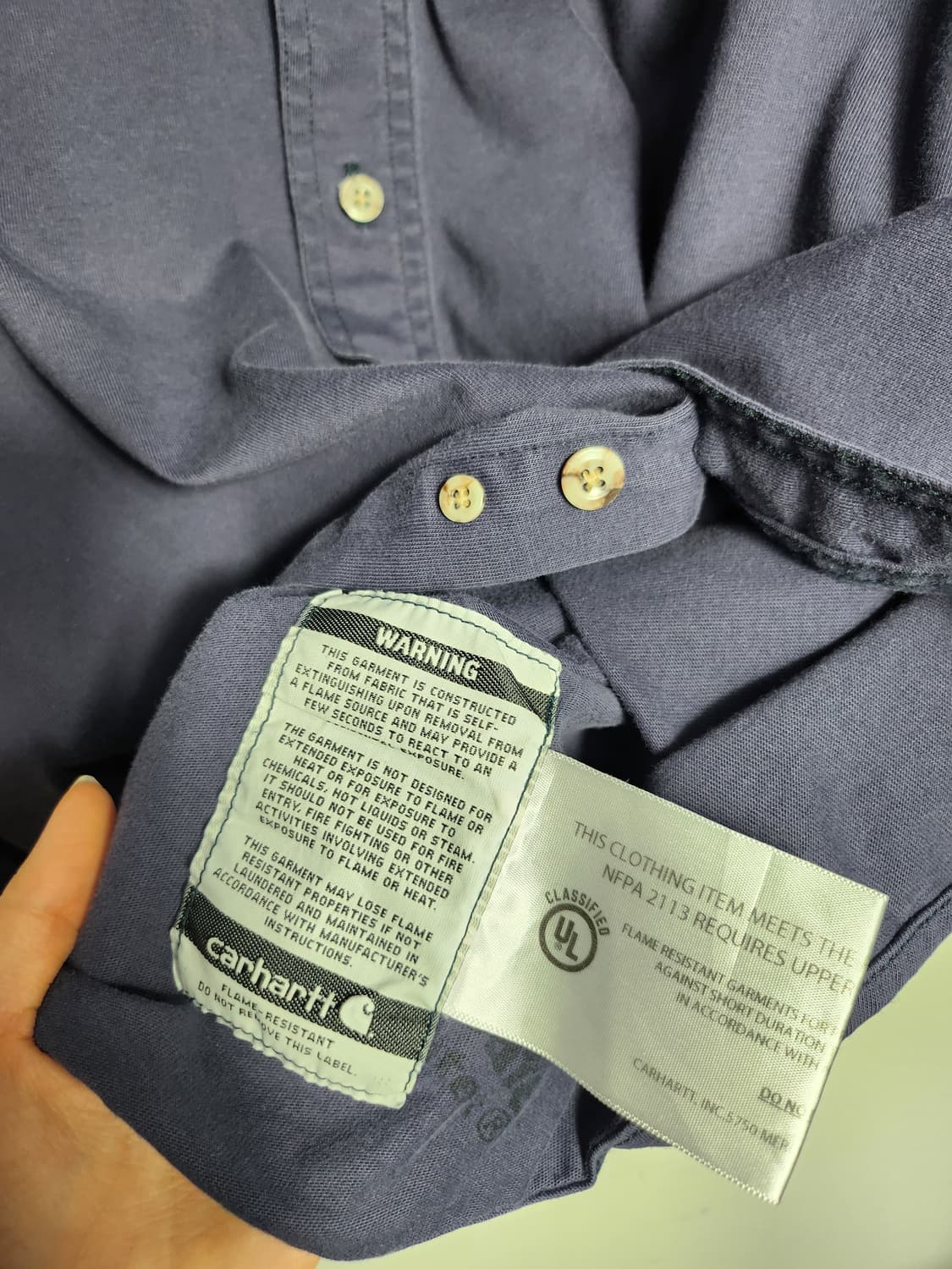 칼하트 FR 워크셔츠 상품이미지4