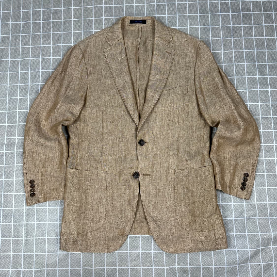 헤지스 프리미엄 린넨 블레이져 자켓 100 상품이미지2