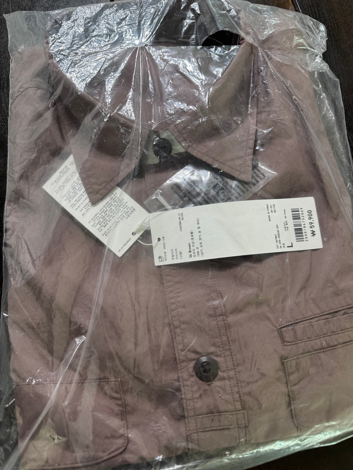 유니클로 u 유틸리티 오버셔츠 상품이미지1