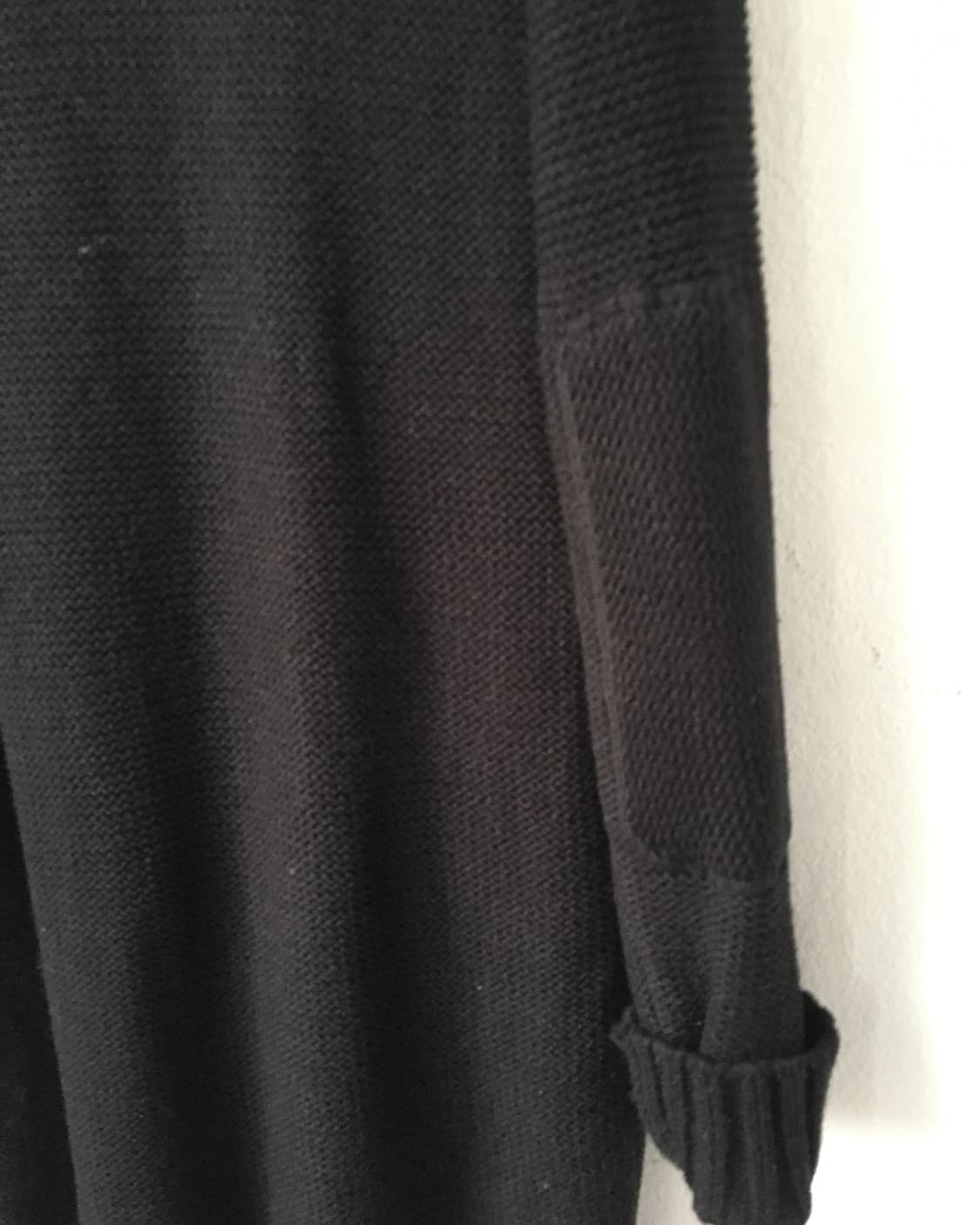 Fake fur hood knit zip up 상품이미지6