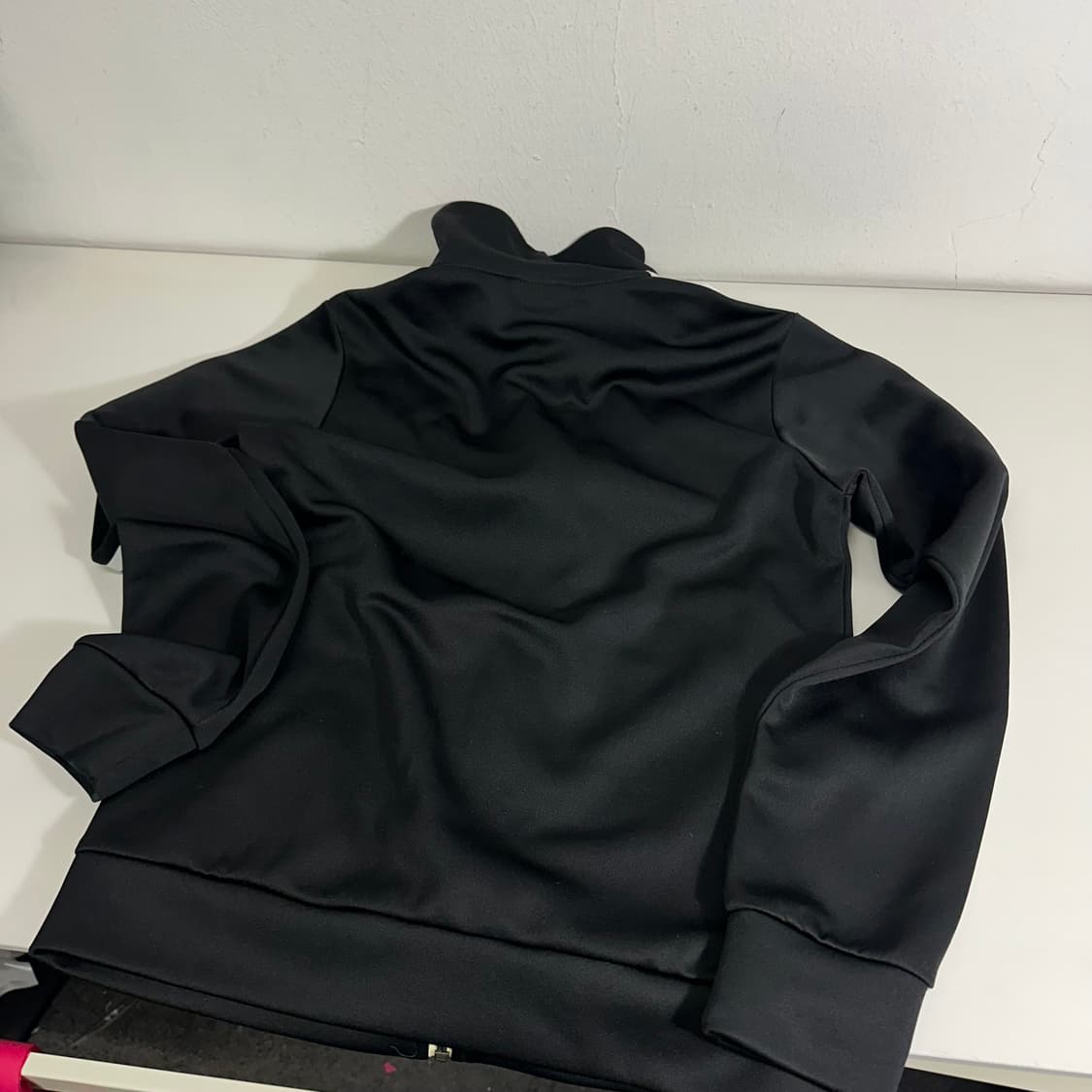 95 아디다스 블랙 트레이닝 트랙탑 집업 져지 상품이미지5