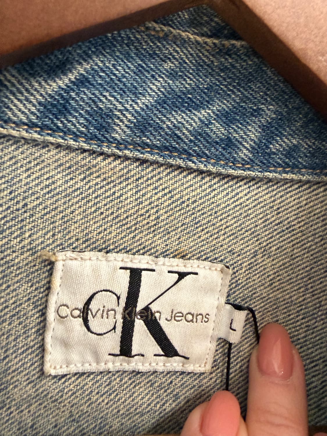 N101. 90년대 usa CK 데님자켓 상품이미지2