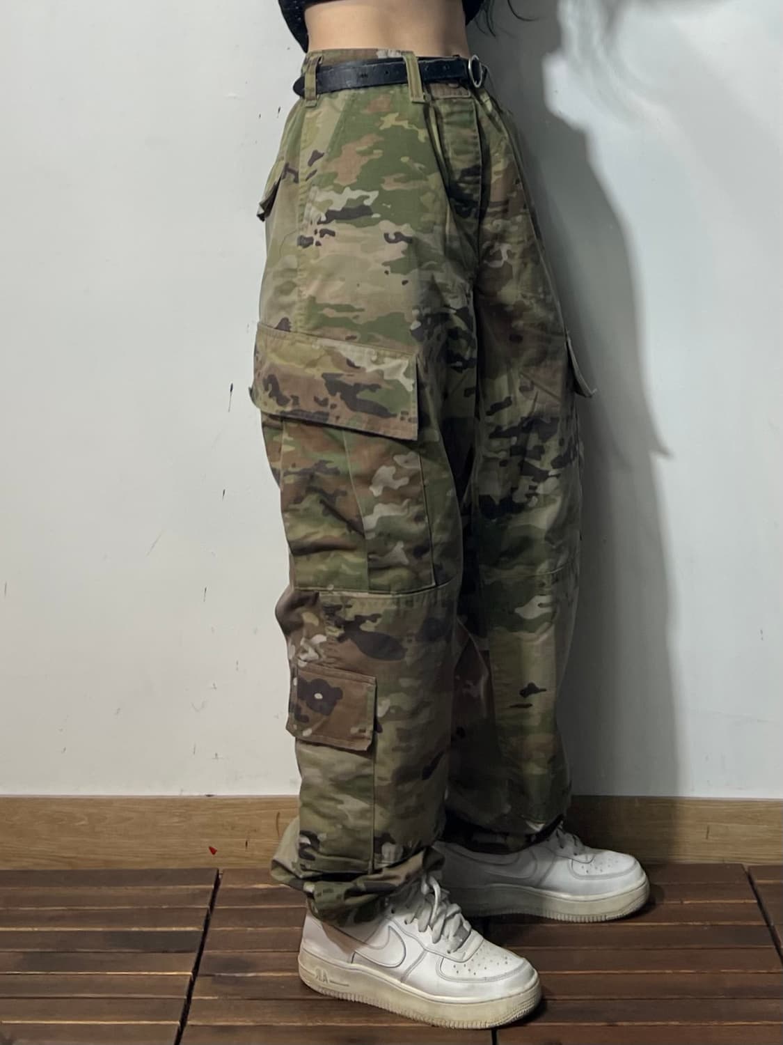 빈티지 미군 카모 카고 바지 34 상품이미지3