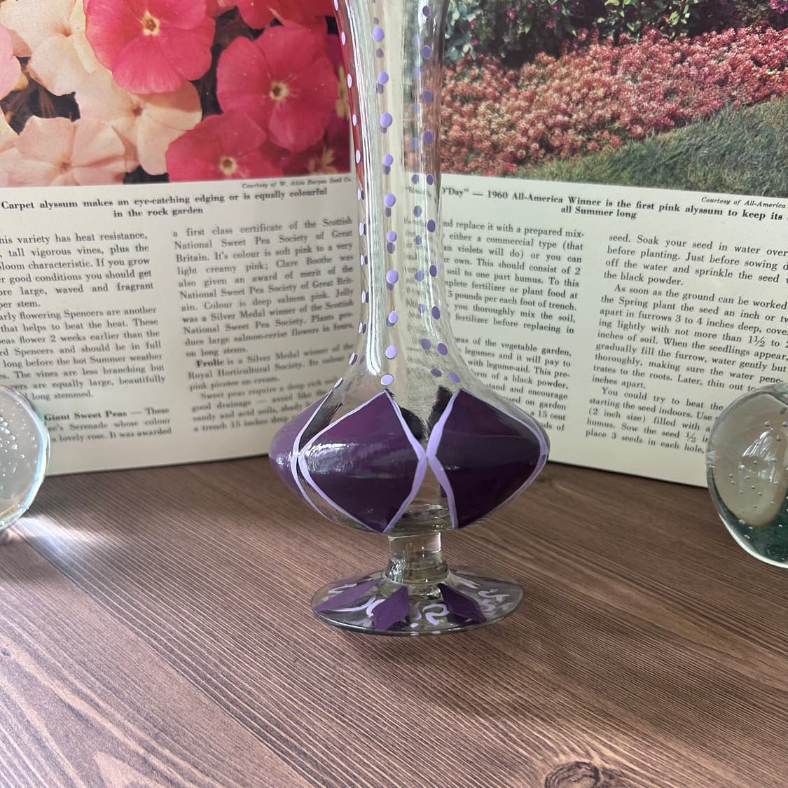 핸드페인티드 미국 빈티지 화병 상품이미지7