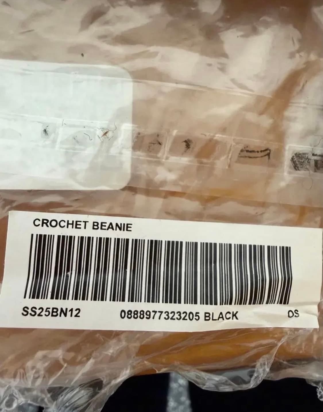 슈프림 크로셰 비니 블랙 상품이미지2