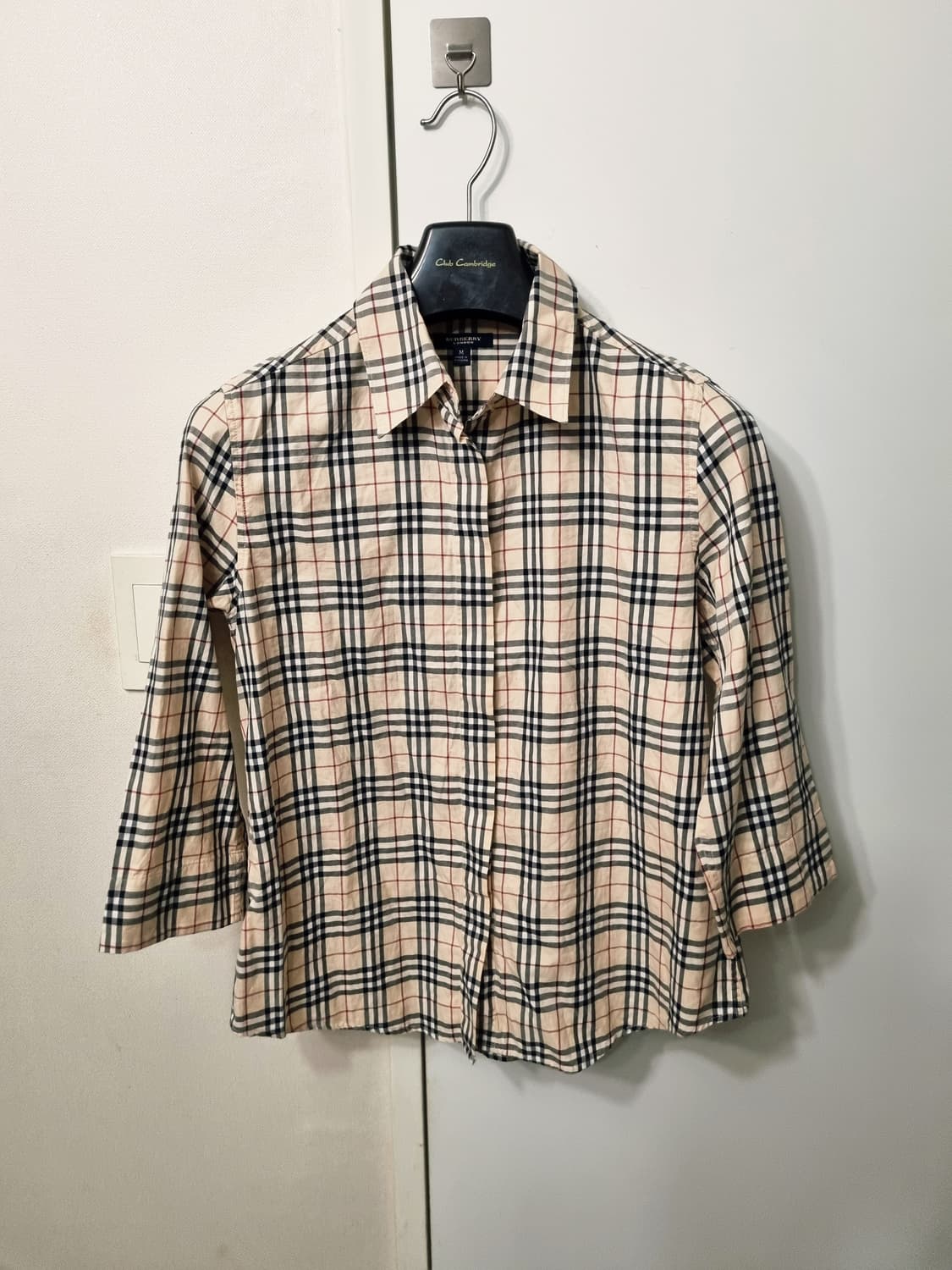 버버리 정품 칠부소매 남방 상품이미지1