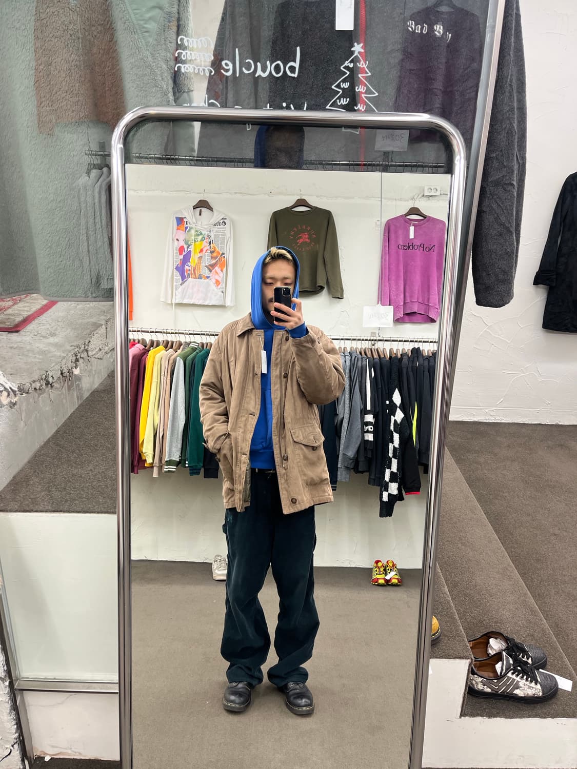 simple life 스웨이드 카코트 상품이미지3