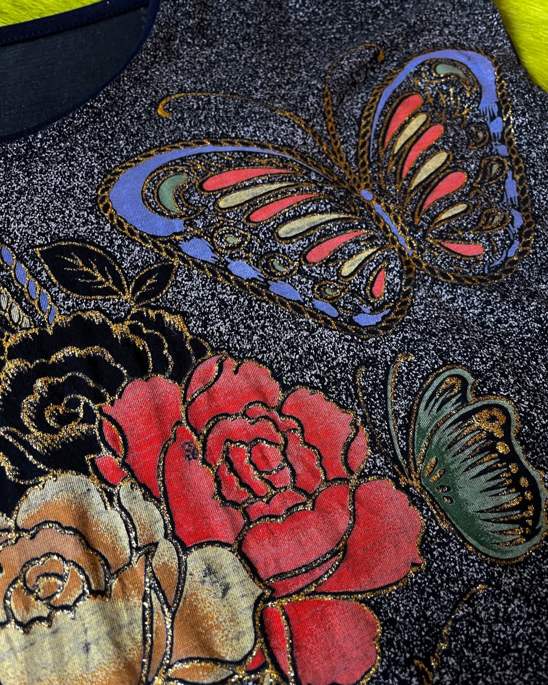 Japanese Vintage Oriental Floral Top 상품이미지5