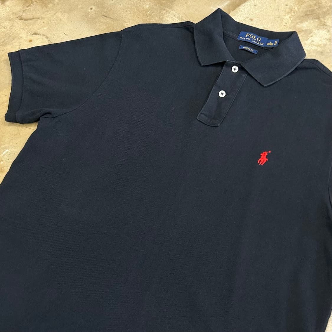 🫶🏻 폴로랄프로렌 커스텀 핏 블랙 카라 반팔티 🫶🏻 상품이미지2
