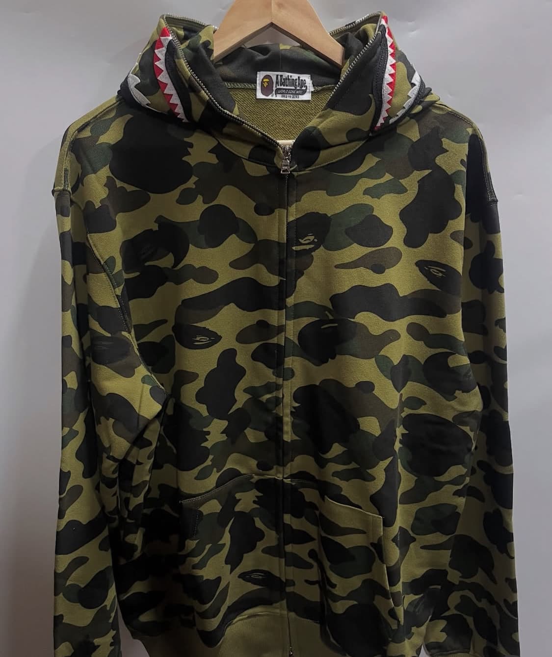 베이프 녹계,황계 후드집업 상품이미지4