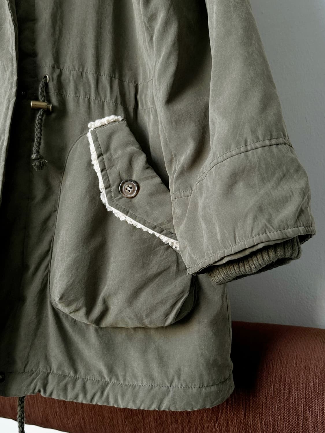 liner fleece mil design hoode coat 상품이미지7