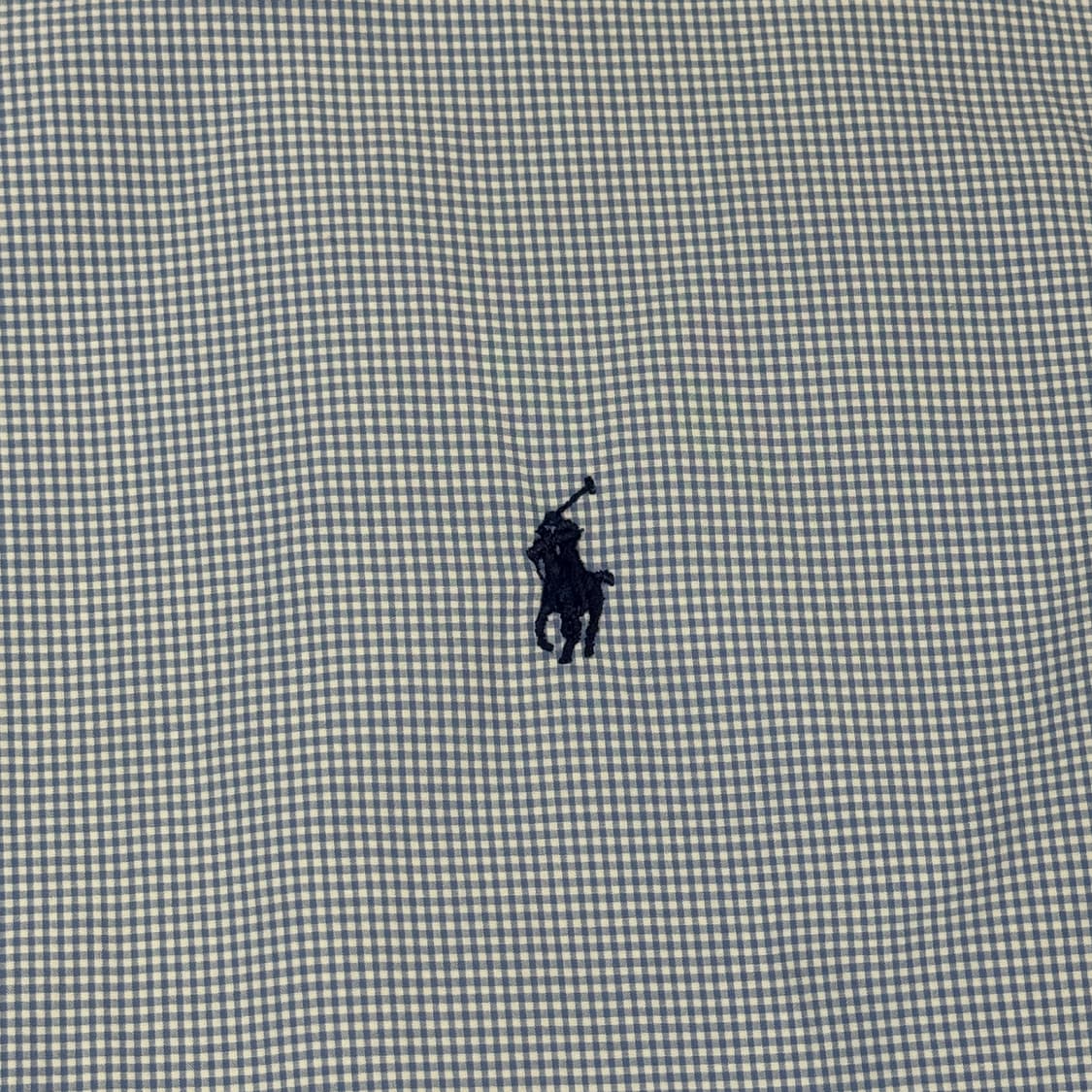 L) 폴로 랄프로렌 클래식 블루 깅엄 체크 셔츠 상품이미지4