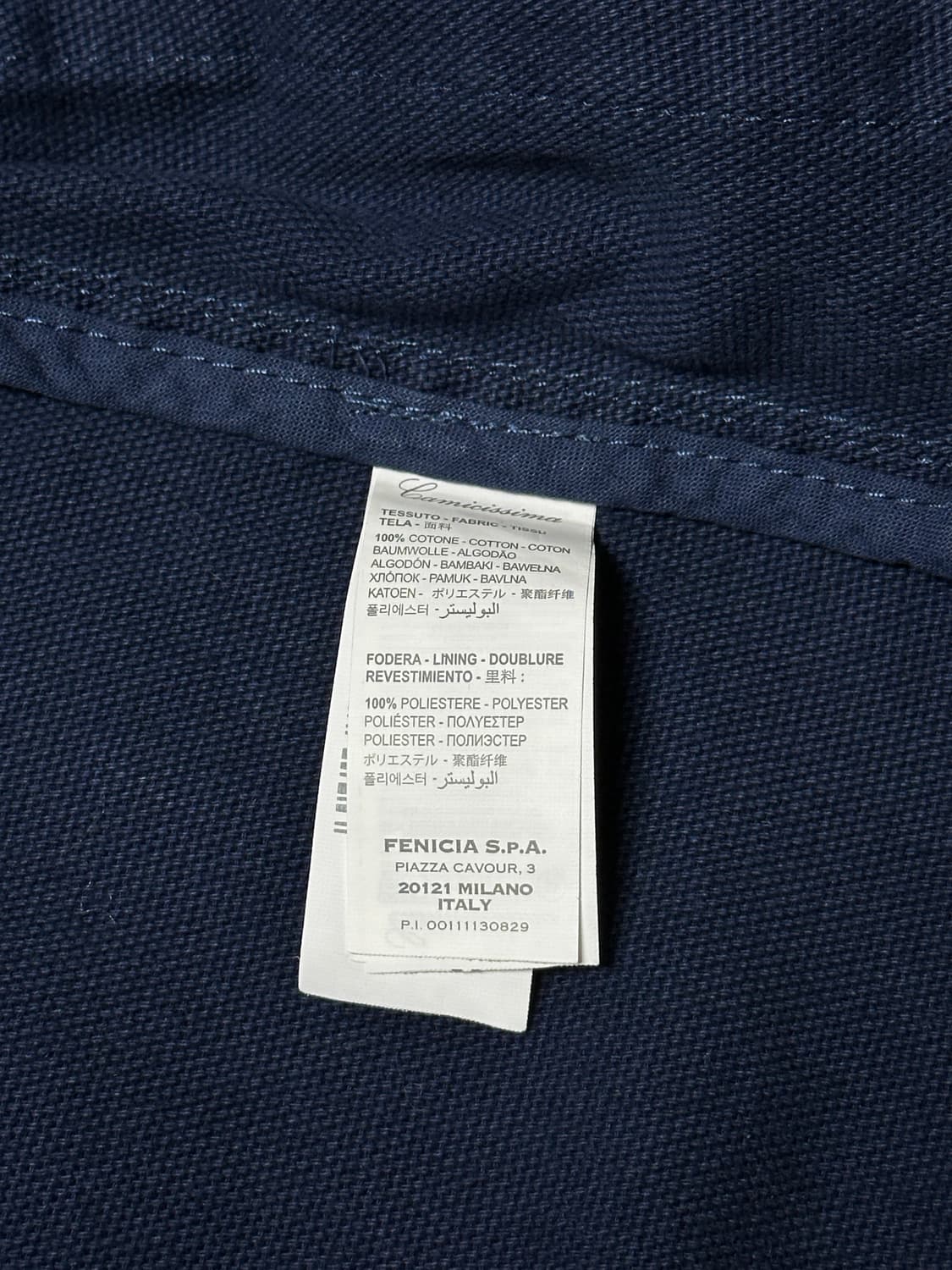 [새제품] 이태리 카미치시마 가먼트다잉 캔버스 필드자켓 IT52 상품이미지5