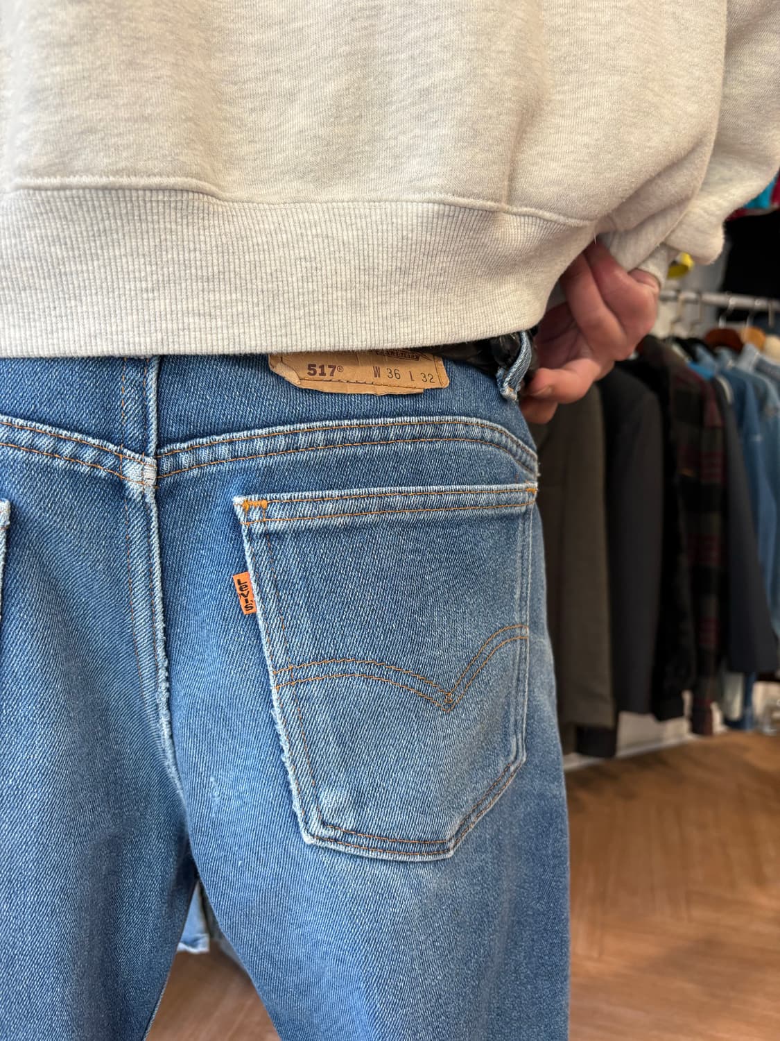 90s Levis 517 오렌지 탭 상품이미지4