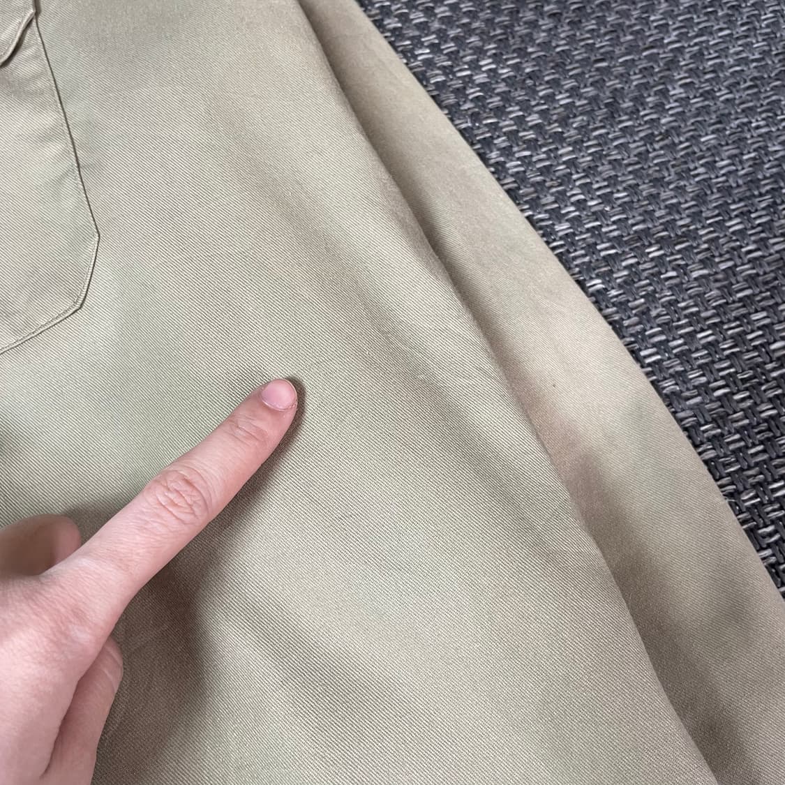 디키즈 미네소바 바이킹스로고 베이지 워크셔츠 L 상품이미지8