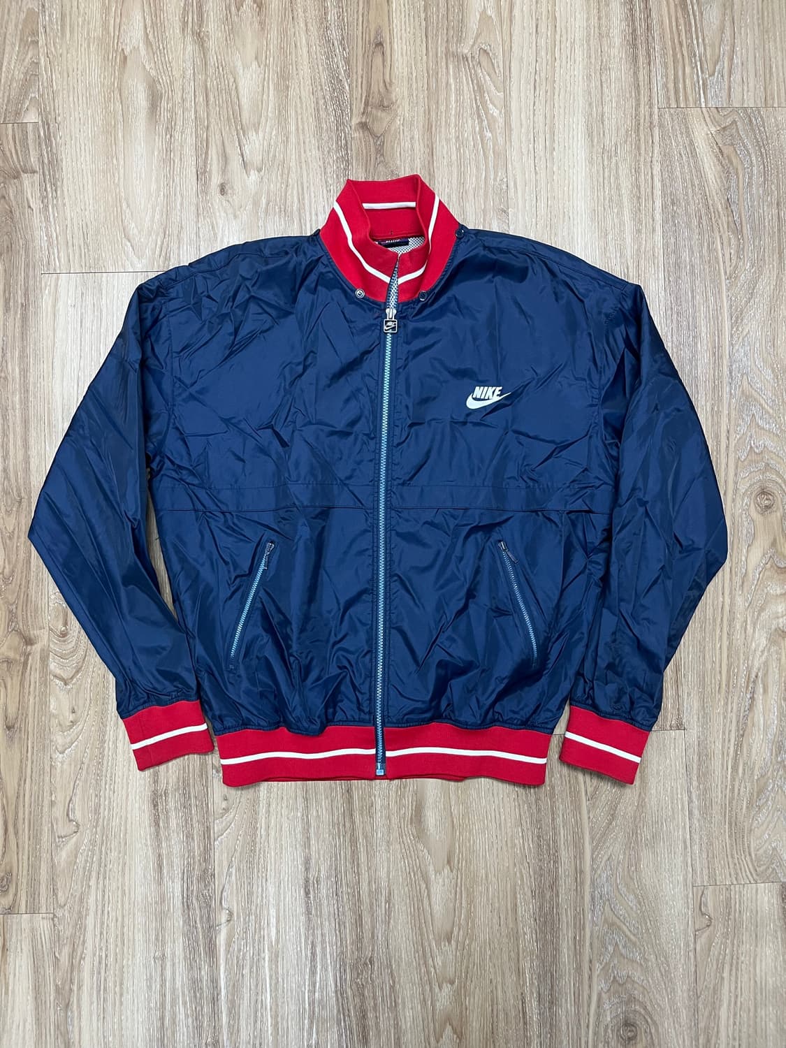 80s JPN 나이키 올드스쿨 트랙탑 바람막이 XL 상품이미지1