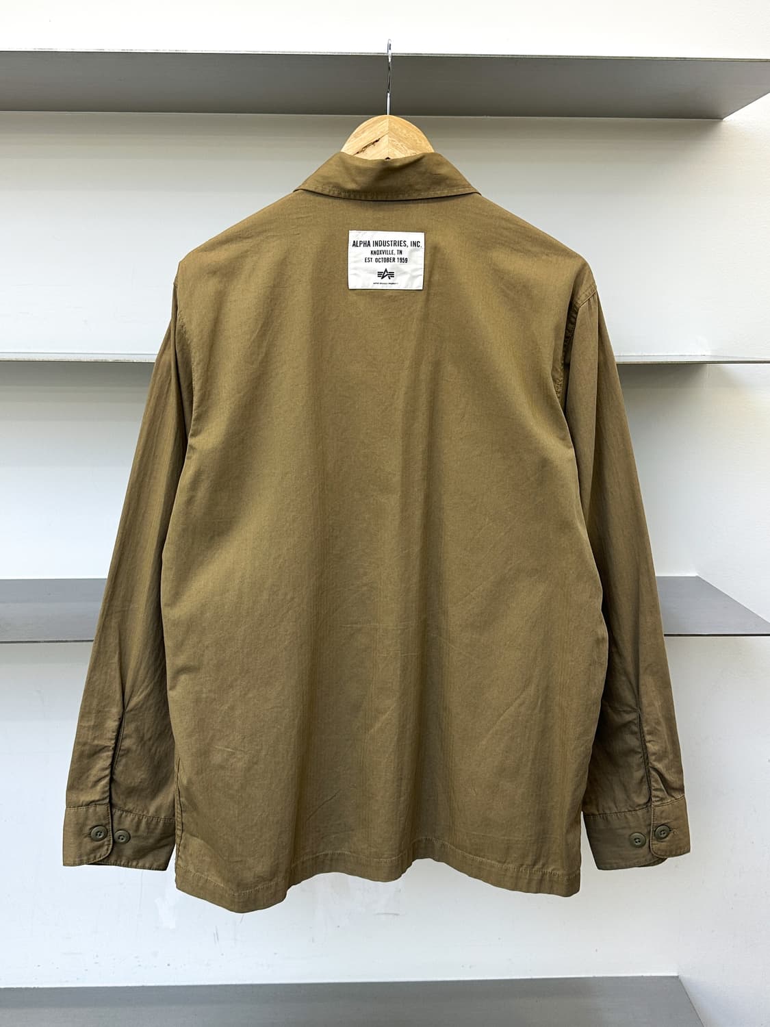 알파인더스트리 투포켓 밀리터리 셔츠 상품이미지3