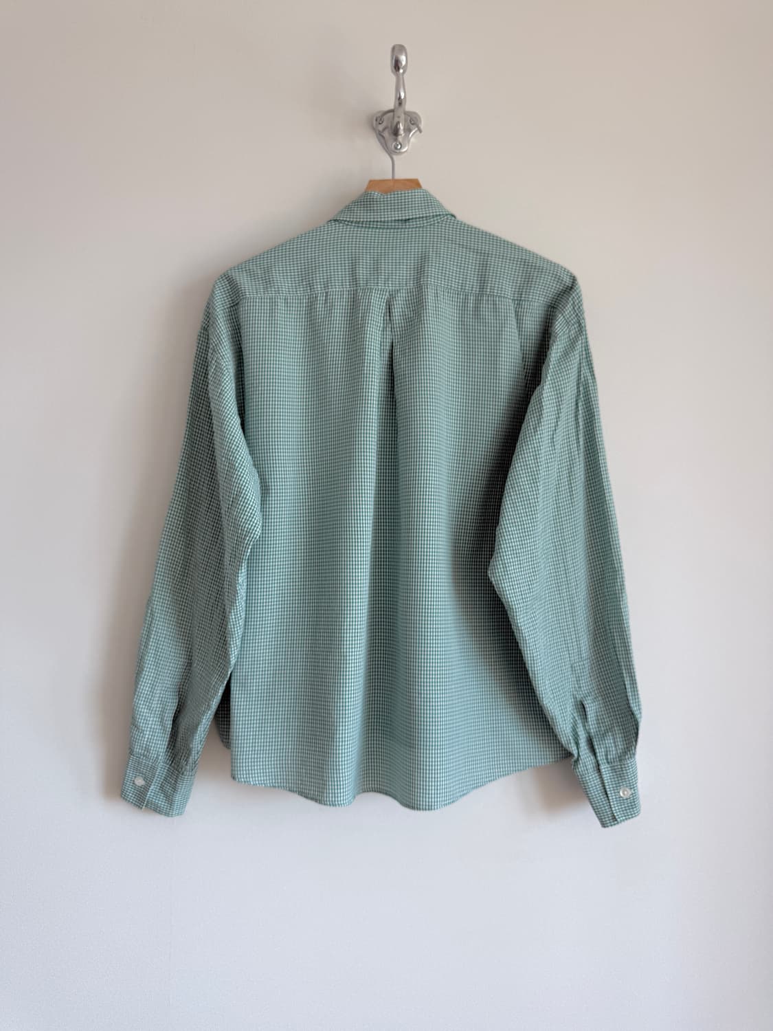 폴스미스(Paul smith) 깅엄체크 셔츠(단추라인 부분 원단 손상) 상품이미지4