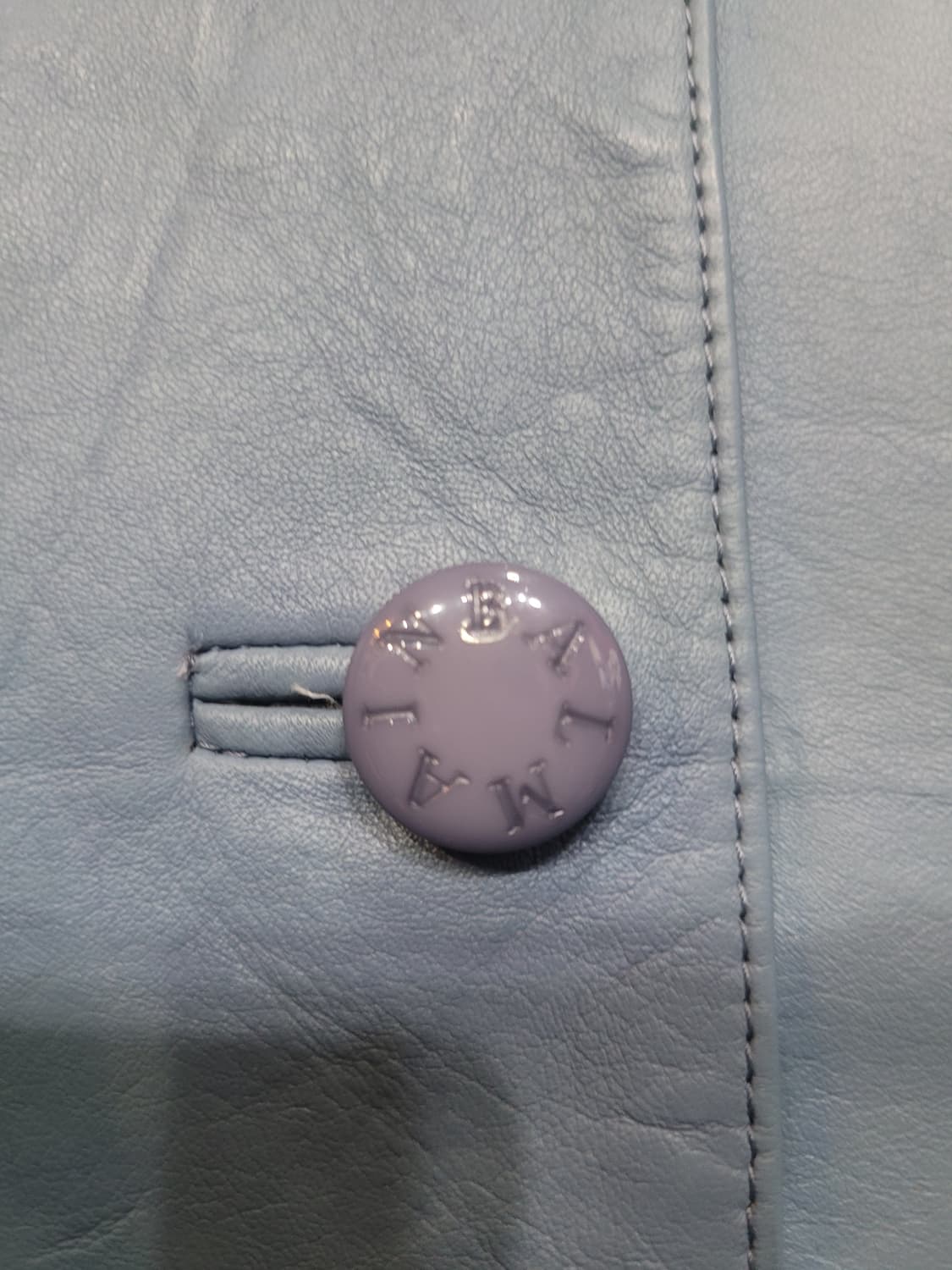 BALMAIN 발망 빈티지 레더 블레이저 상품이미지3