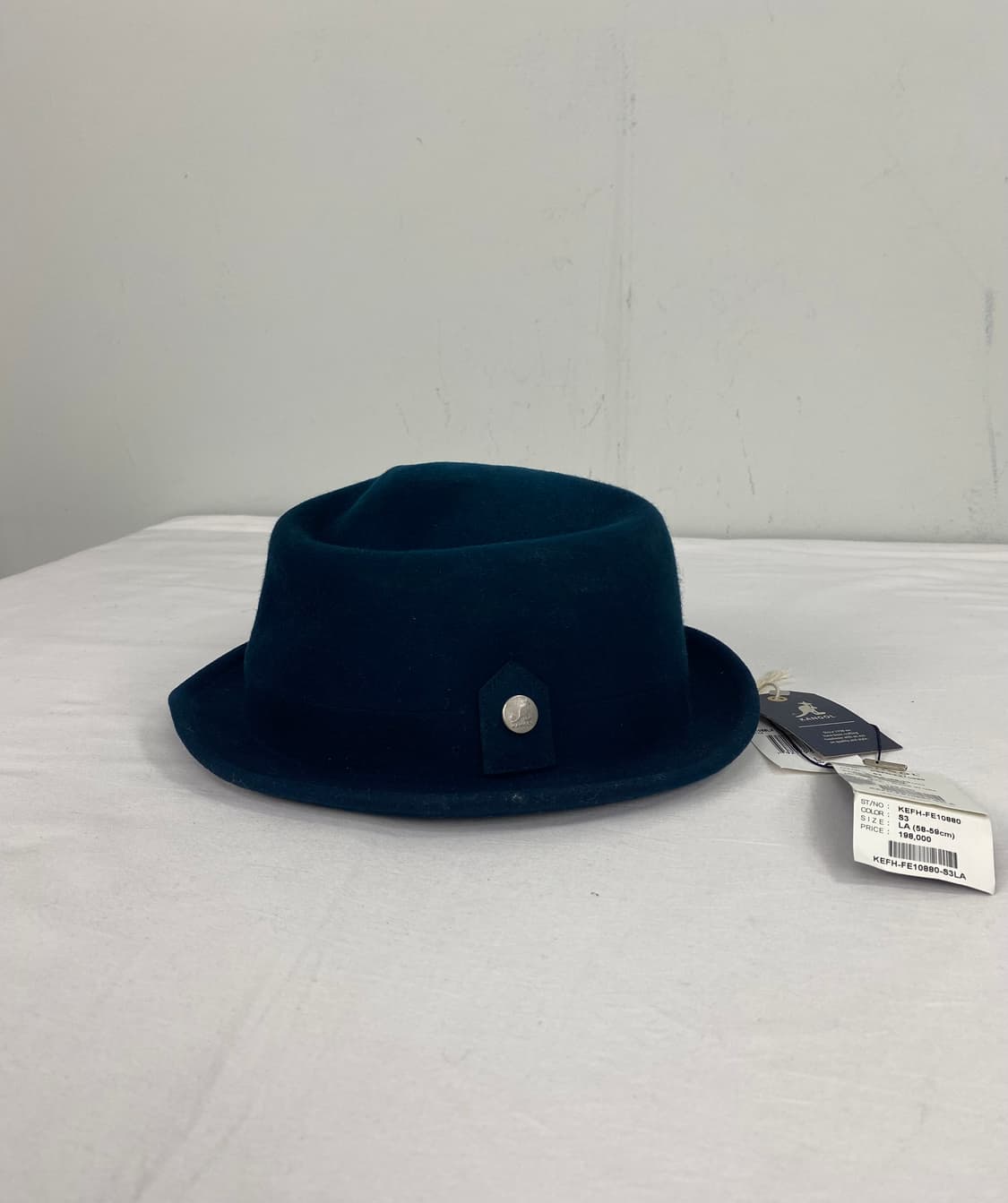 캉골 네이비 울 숏 페도라 중절모 새상품 L 상품이미지2