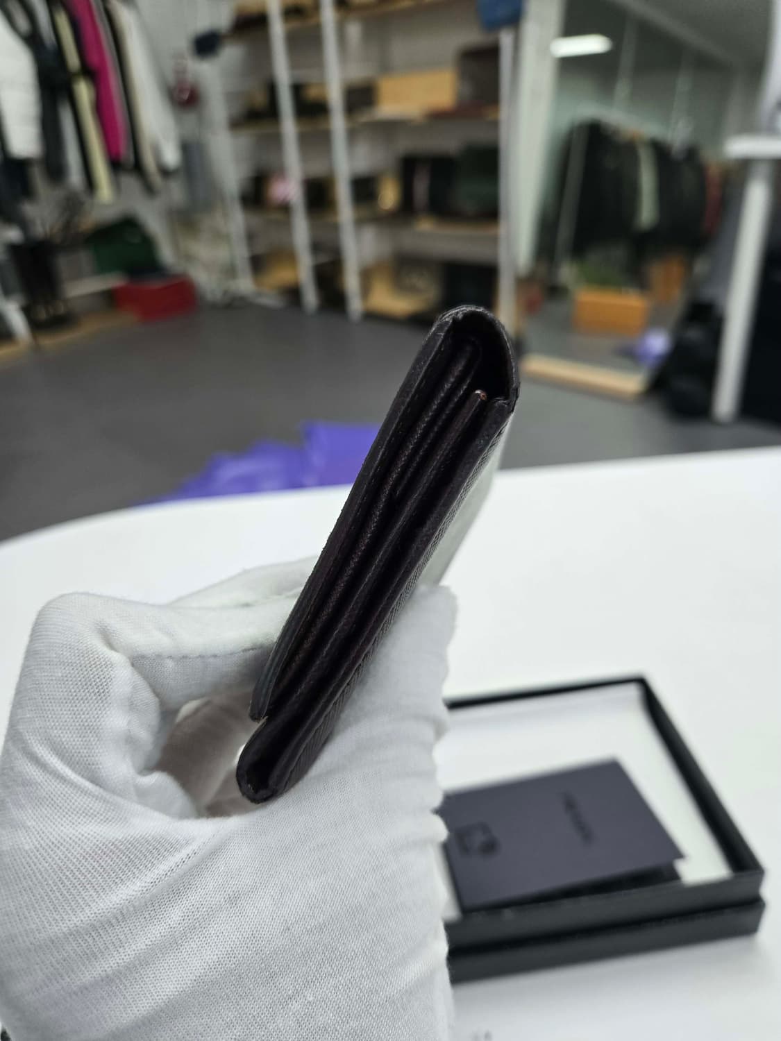 [A급컨디션] 프라다 사피아노 삼단 중지갑 상품이미지4