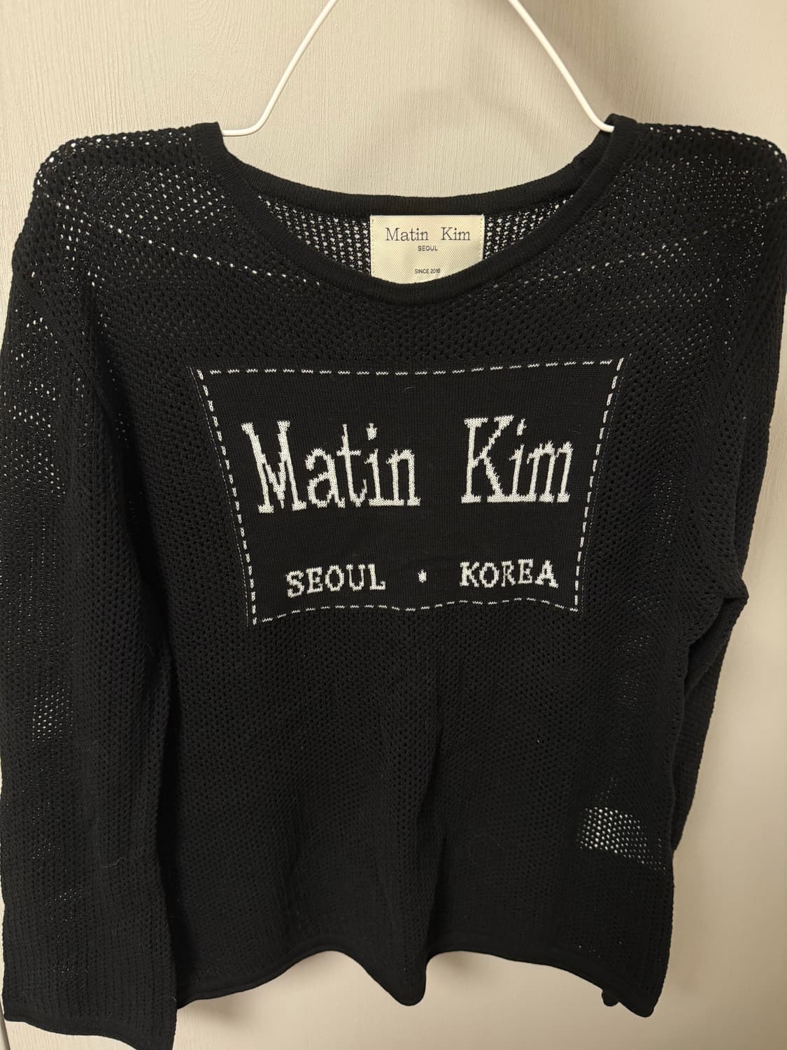 마뗑킴 메쉬탑 블랙 상품이미지2