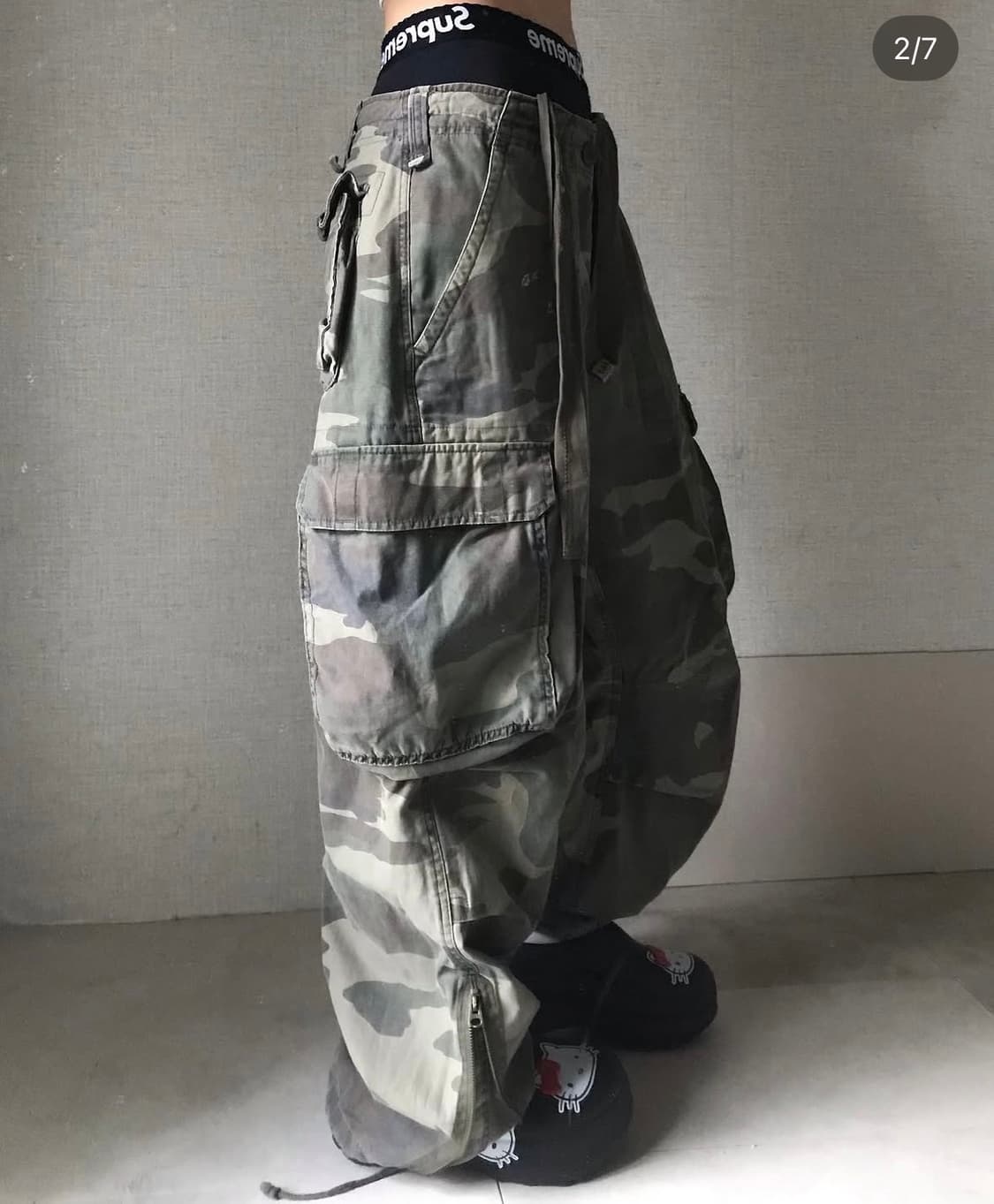 아베크롬비 빈티지 카모 카고 팬츠 상품이미지2