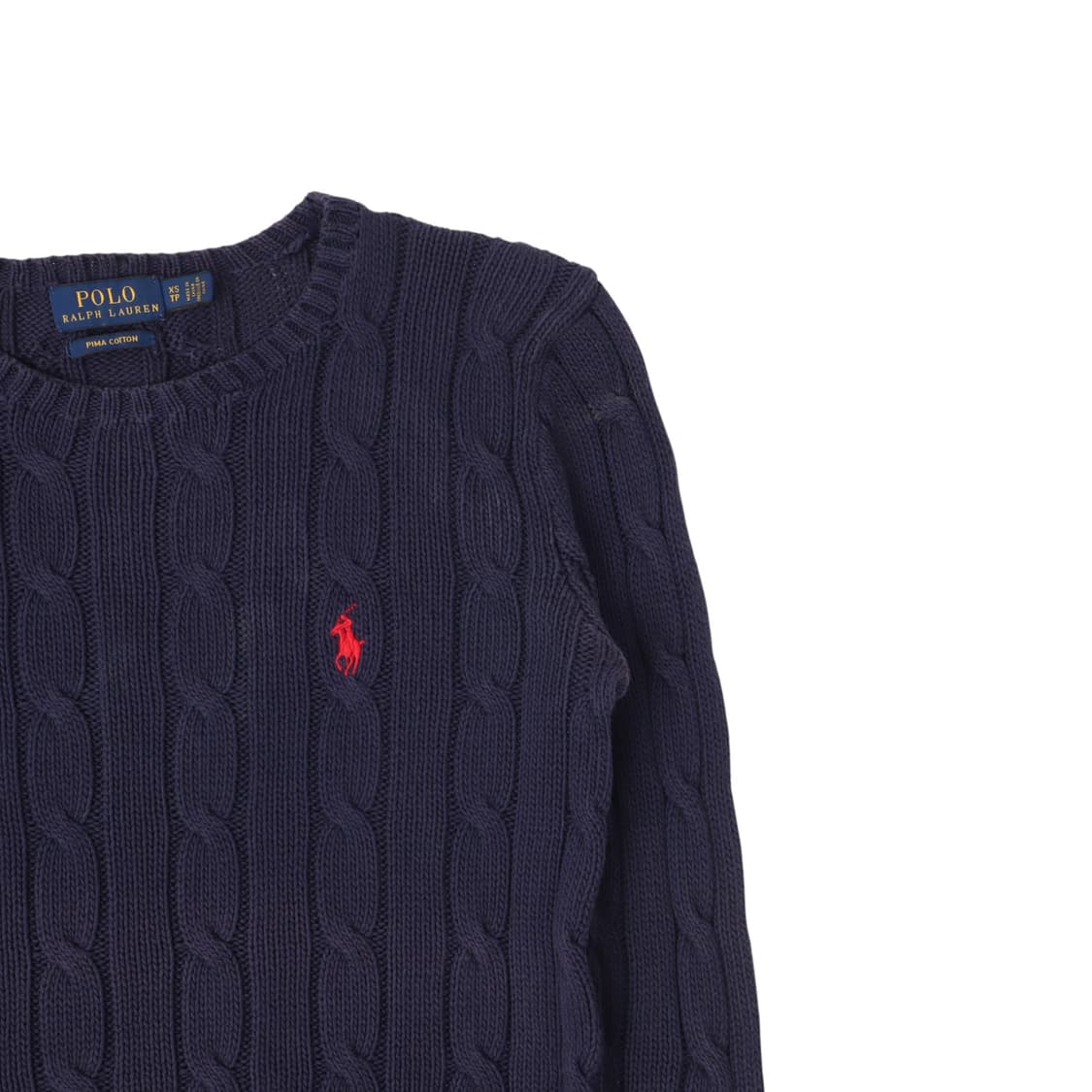 폴로 랄프로렌 우먼스 네이비 케이블 니트 상품이미지3