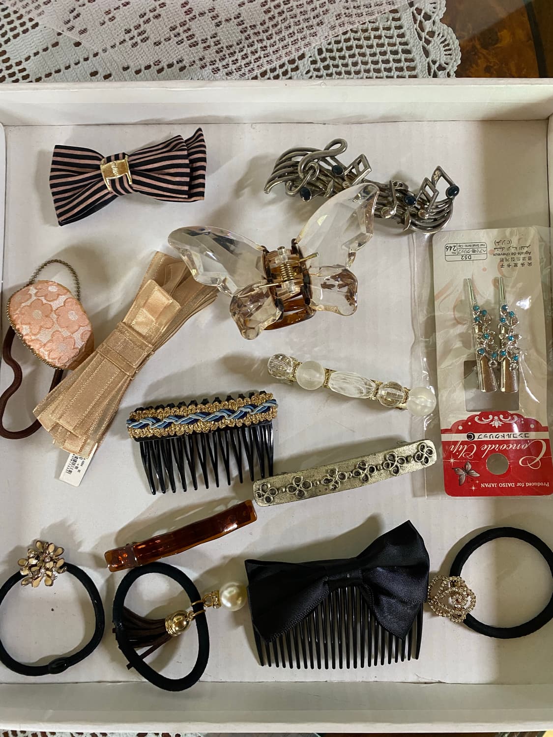 일본 프랑스 수입 빈티지 헤어핀등 일괄 상품이미지1