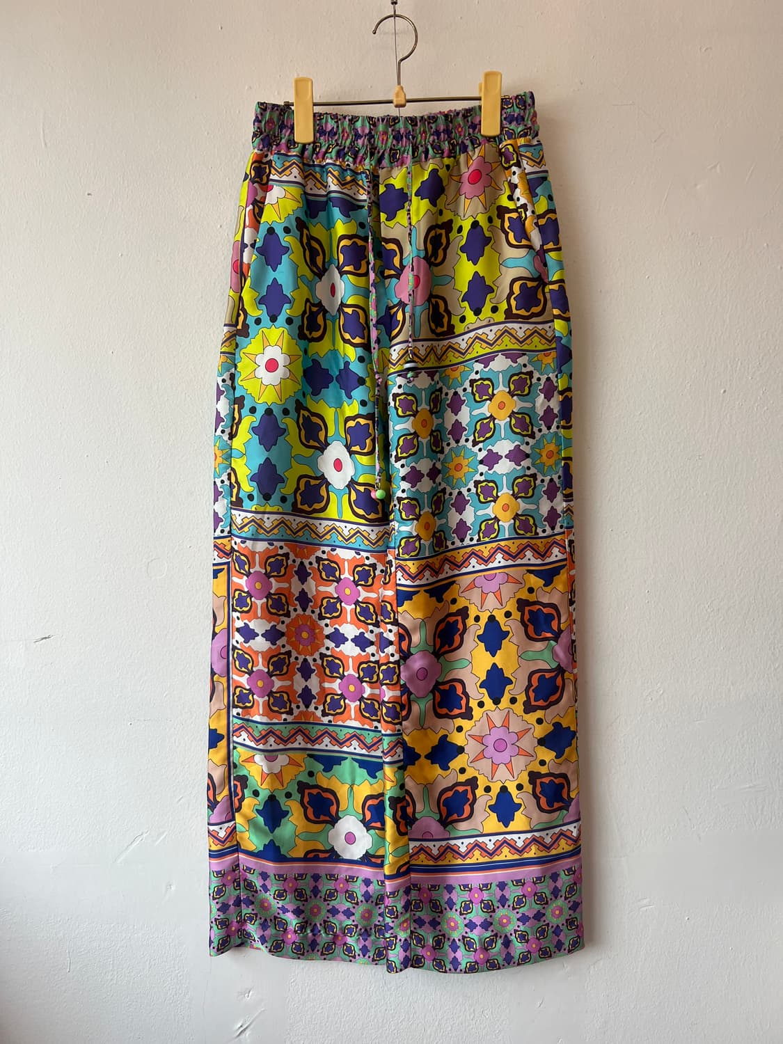 자라 여성 플라워 밴딩팬츠 세미와이드팬츠 상품이미지2