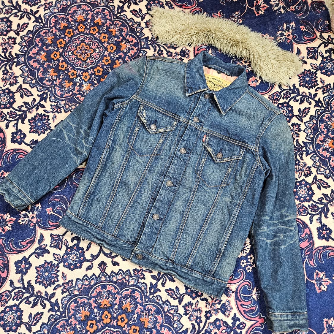 리바이스(Levis)in Japan 빈티지 Red Teb 트러커자켓 M 상품이미지2