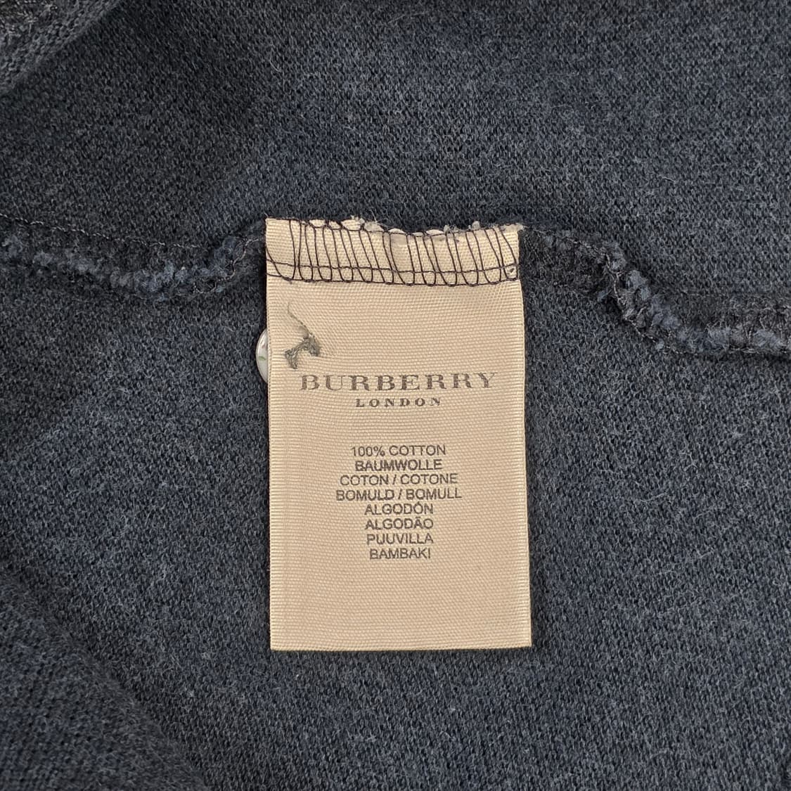 M 105 버버리 노바체크 반팔 카라티셔츠 상품이미지7
