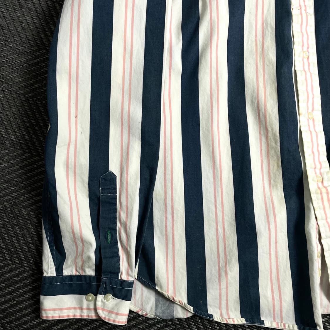 90s 타미힐피거 스트라이프 월계관 긴팔 셔츠y 4272 상품이미지7