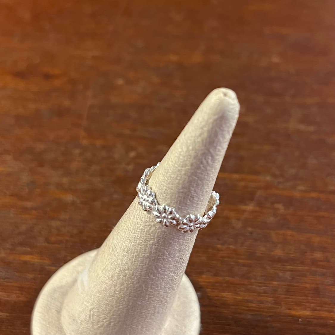 새상품 925 여자 은반지 꽃모양 반지 오픈링 상품이미지2