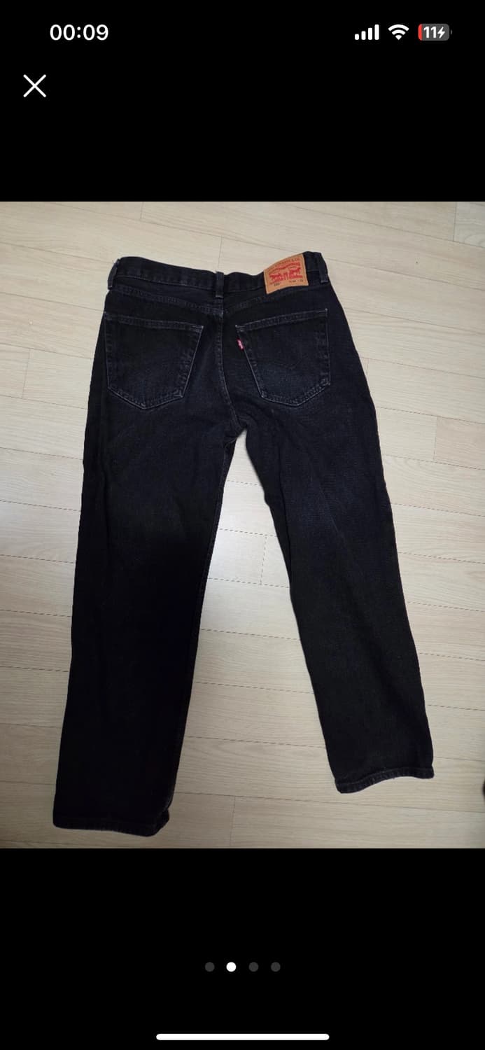 리바이스 550 흑청 데님 팬츠 설명 확인 필수 상품이미지2