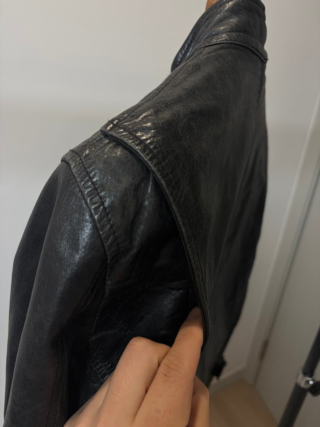 (L) On board 싱글라이더 소가죽 자켓 상품이미지6