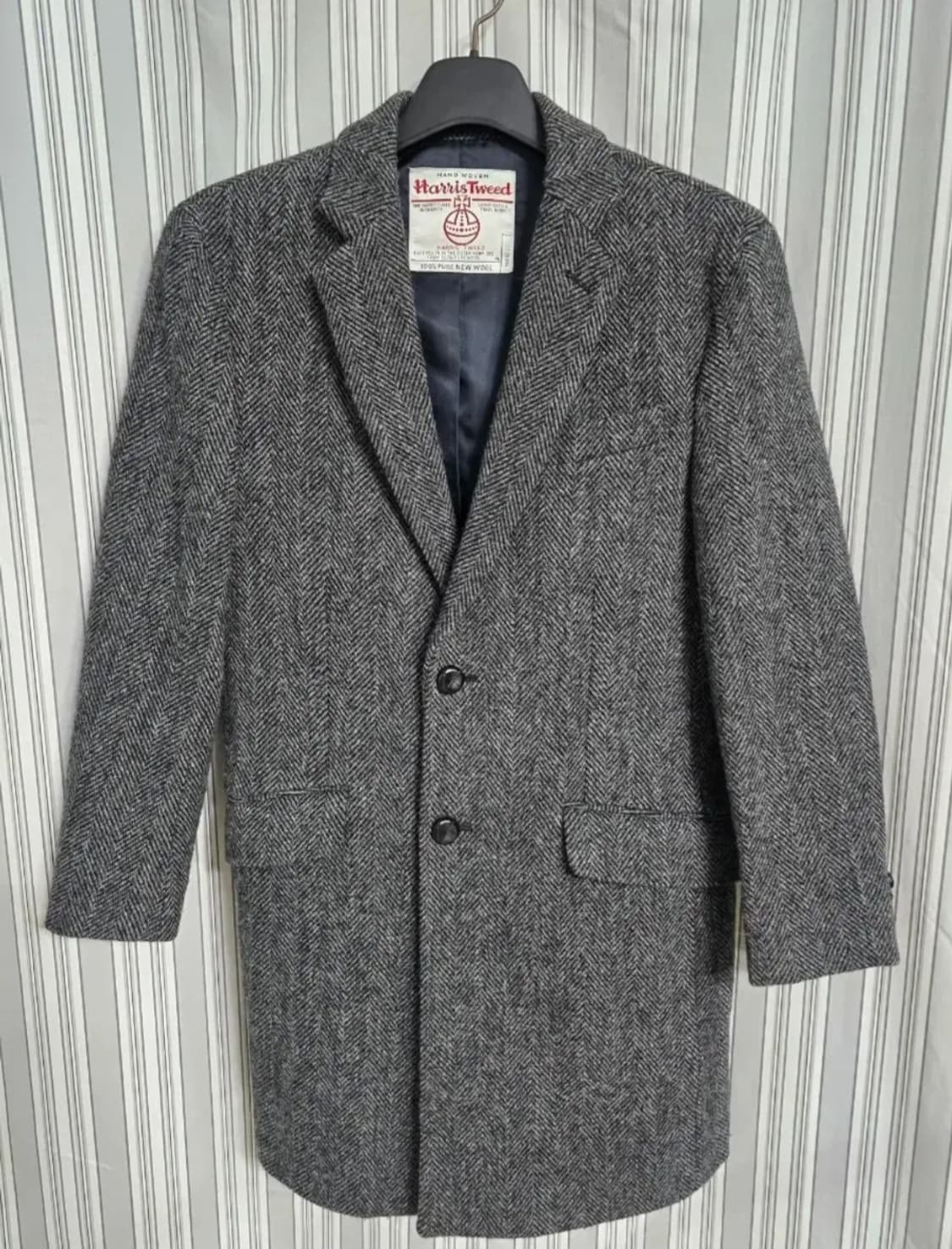 (95)  헤지스 해리스트위드 헤링본 남성 코트 상품이미지1