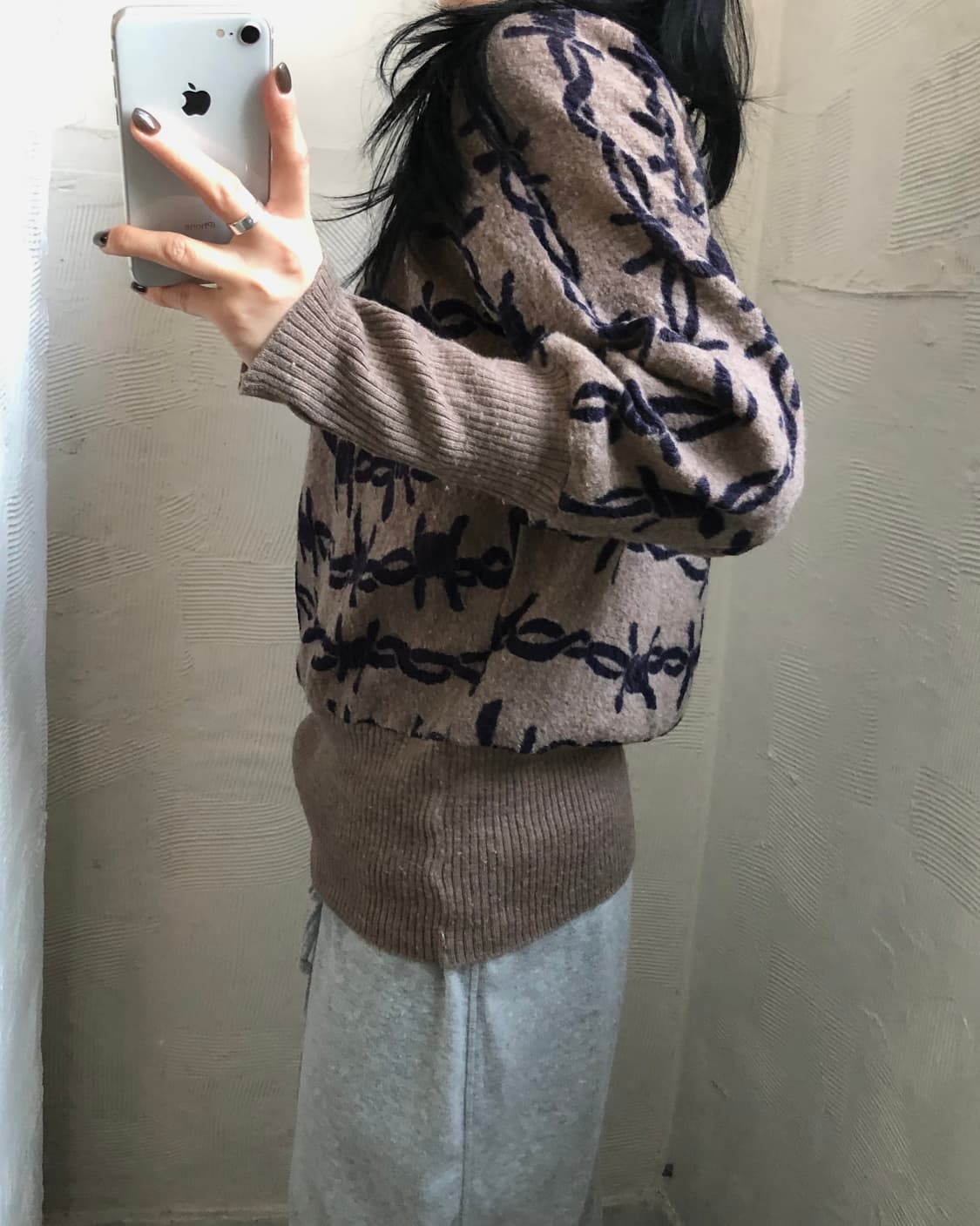 Vivienne Westwood 비비안웨스트우드 앵글로매니아 리본 니트 상품이미지3